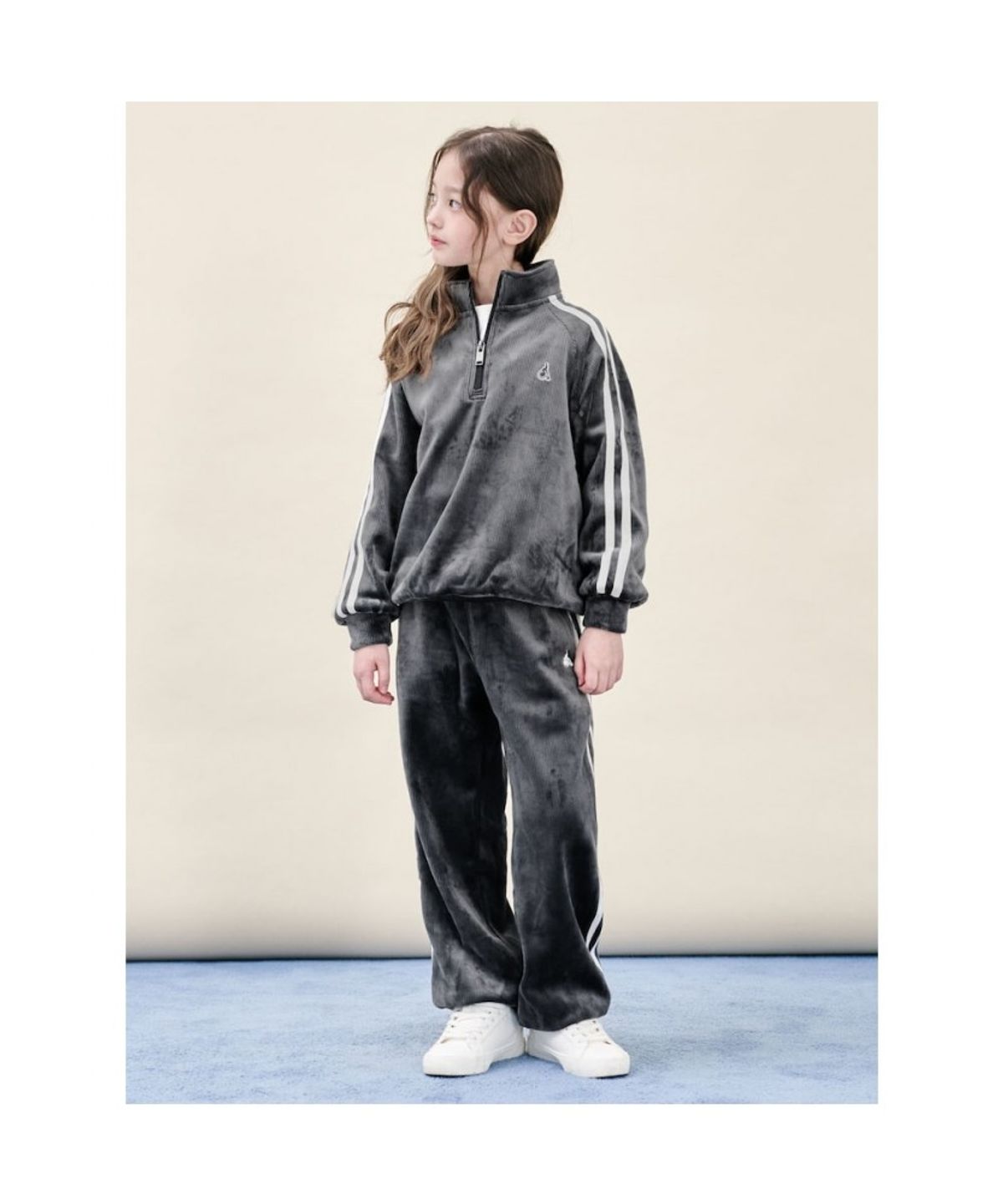 빈폴 키즈(BEANPOLE KIDS) 골벨로아 반집업 2PCS 상하 세트  네이비 (BI5Y41U03R)