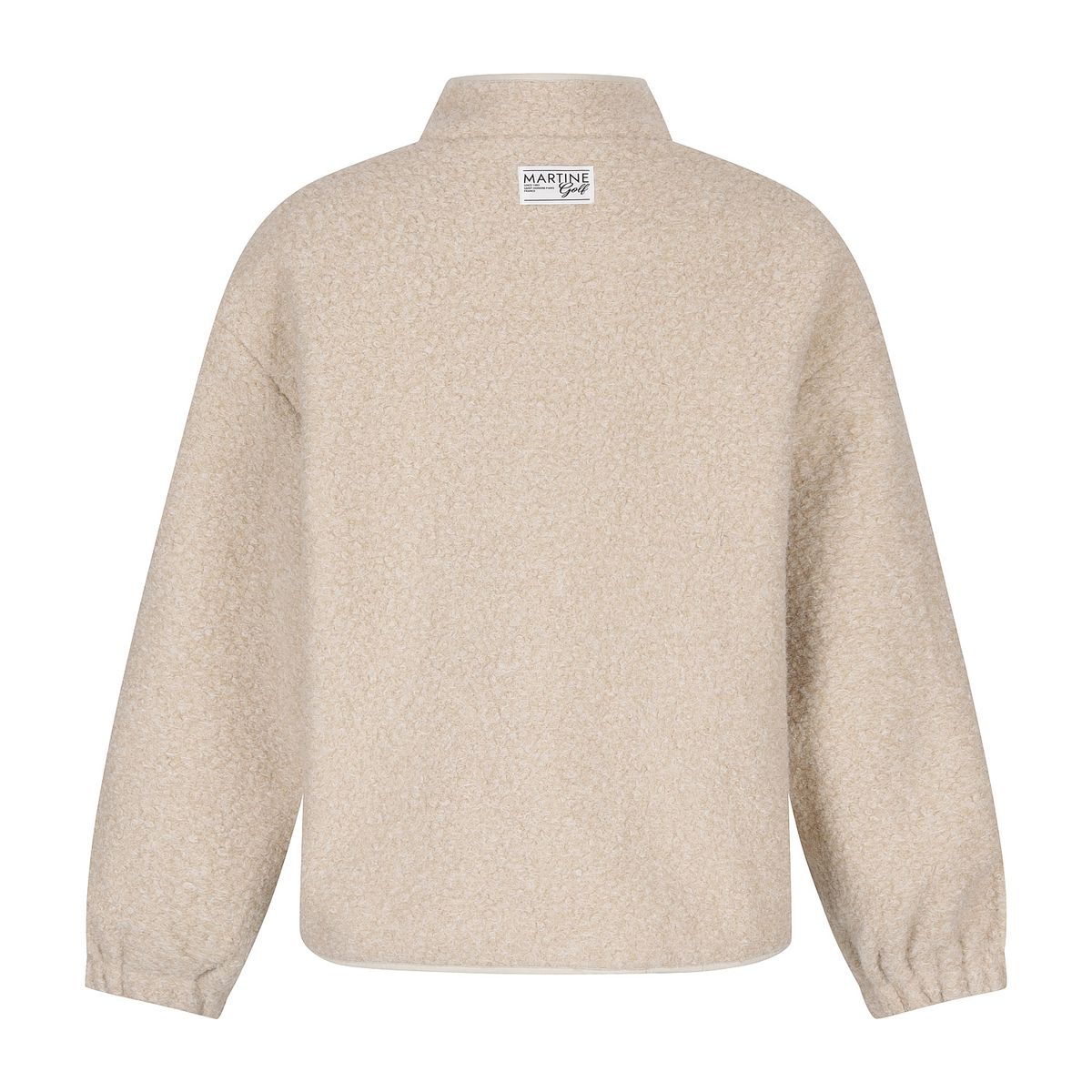 마틴골프(MARTINE GOLF) Fleece Button Jacket_BEIGE