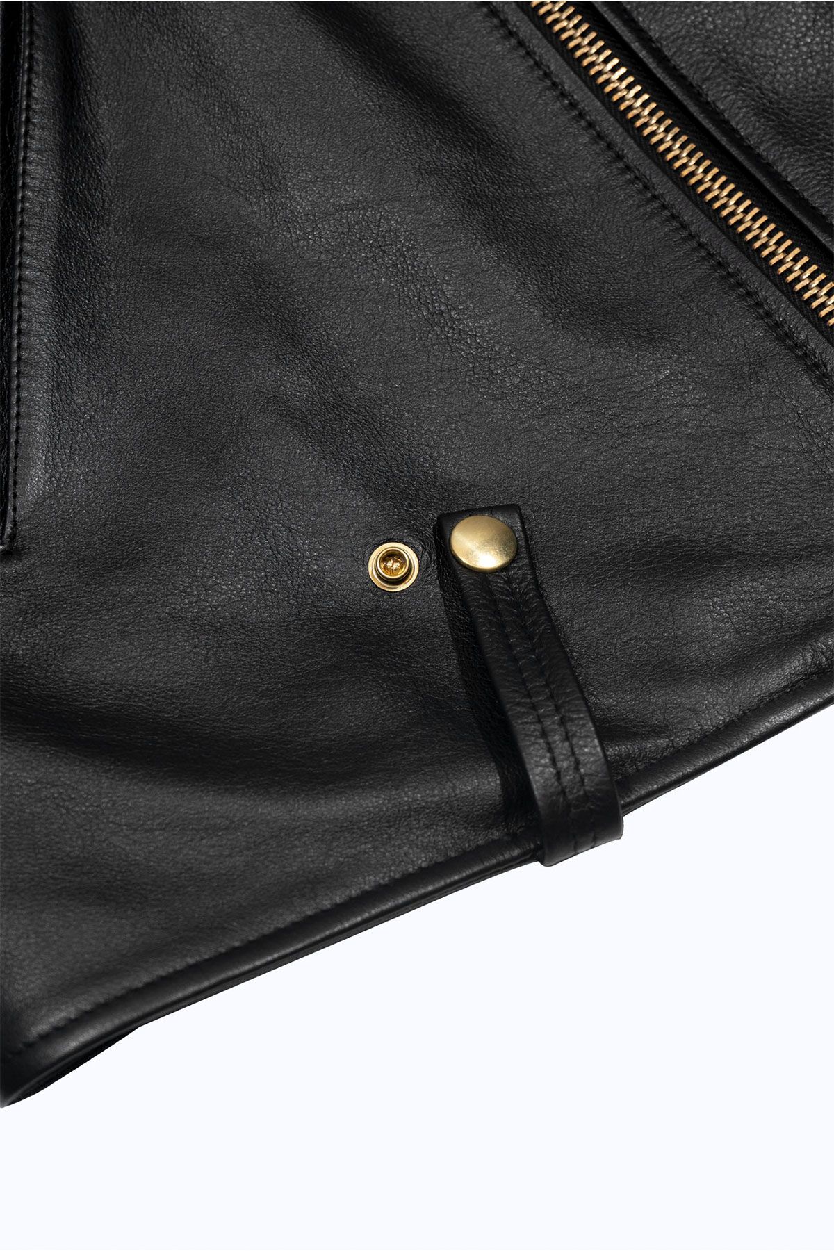 더 긱스(THE GEEKS) Double riders jacket - Black split leather