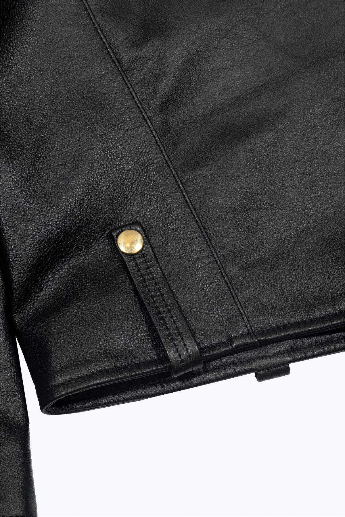 더 긱스(THE GEEKS) Double riders jacket - Black split leather