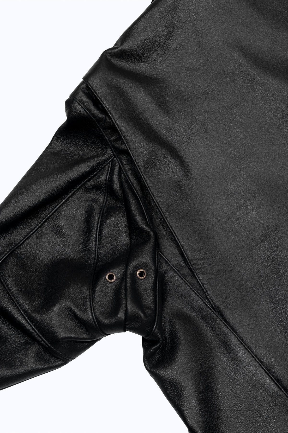 더 긱스(THE GEEKS) Double riders jacket - Black split leather