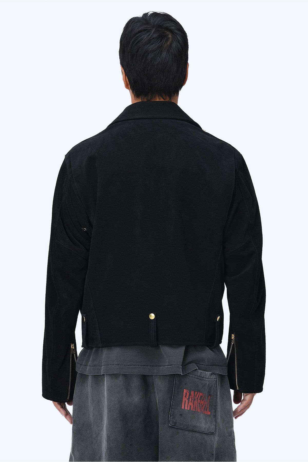 더 긱스(THE GEEKS) Double riders jacket - Black leather
