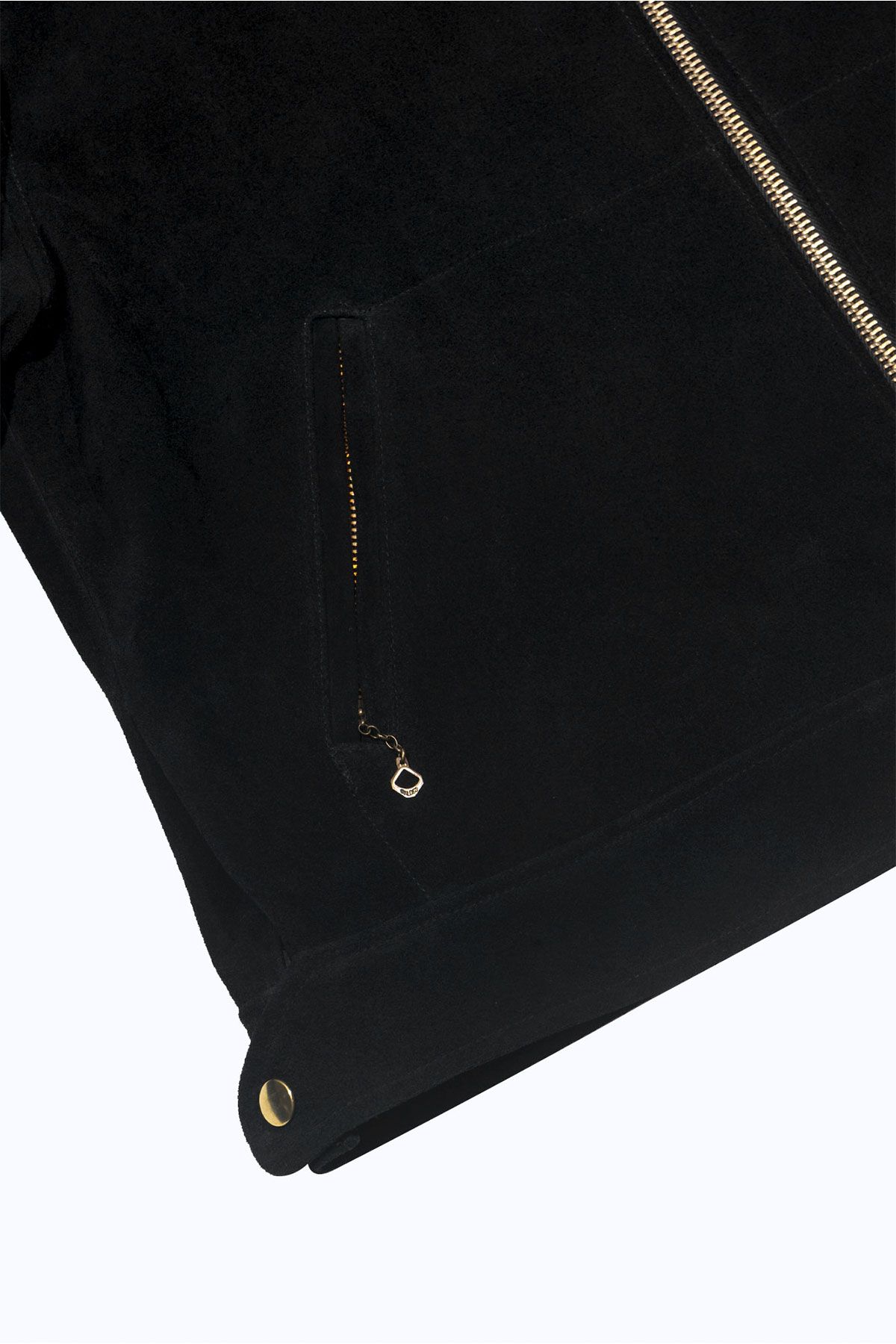 더 긱스(THE GEEKS) Police patrol jacket -  Black leather