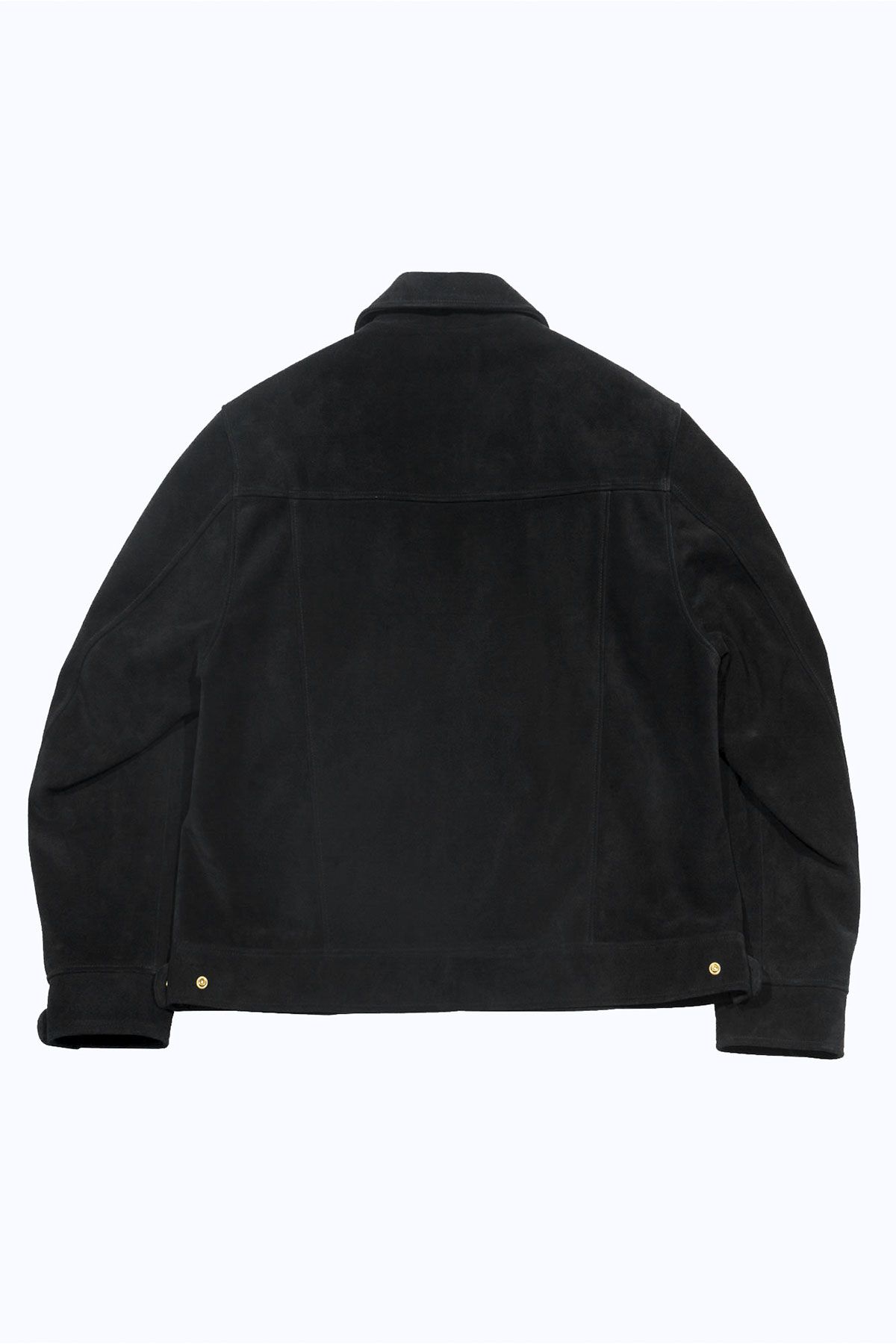 더 긱스(THE GEEKS) Police patrol jacket -  Black leather
