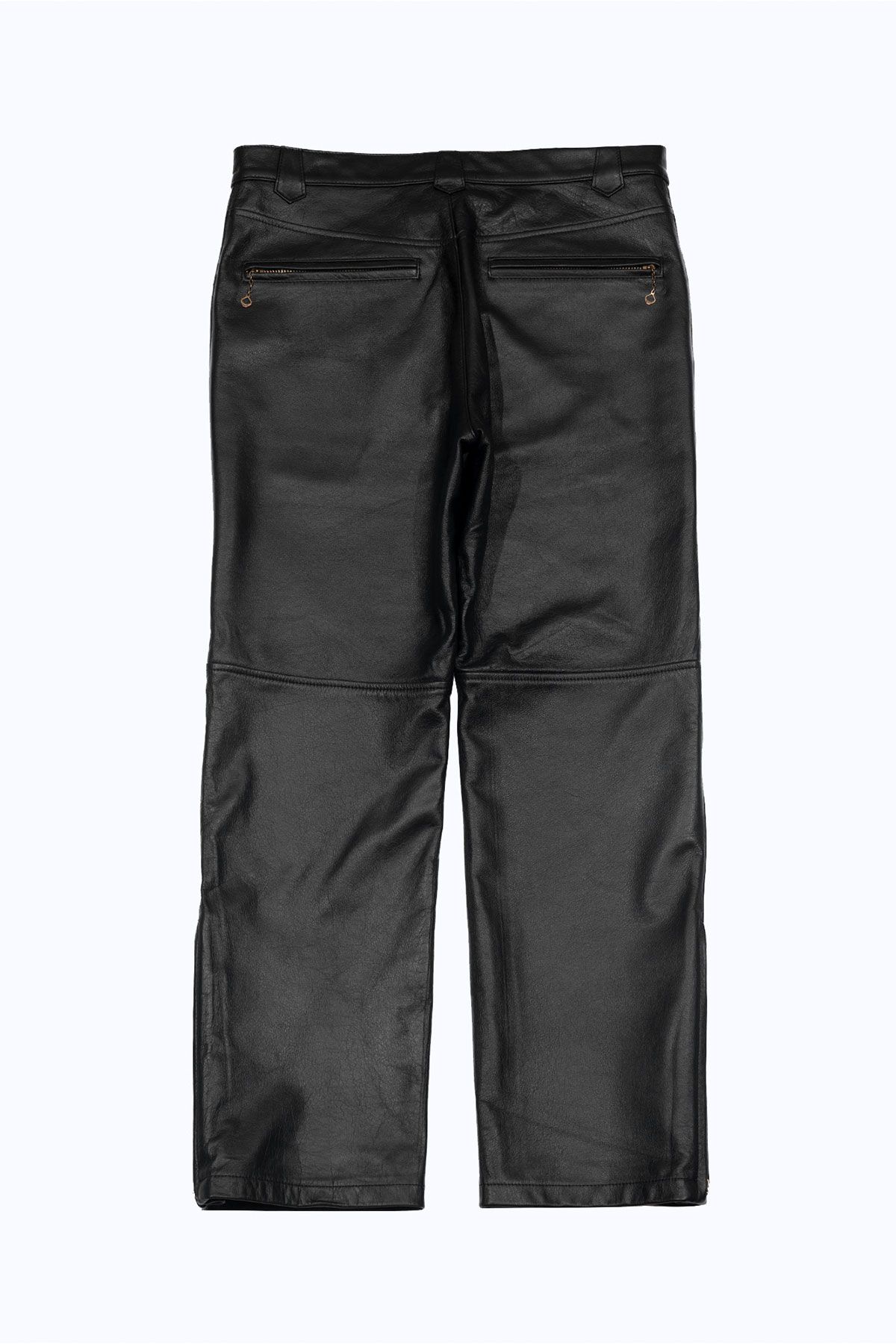 더 긱스(THE GEEKS) Biker pants - Black leather