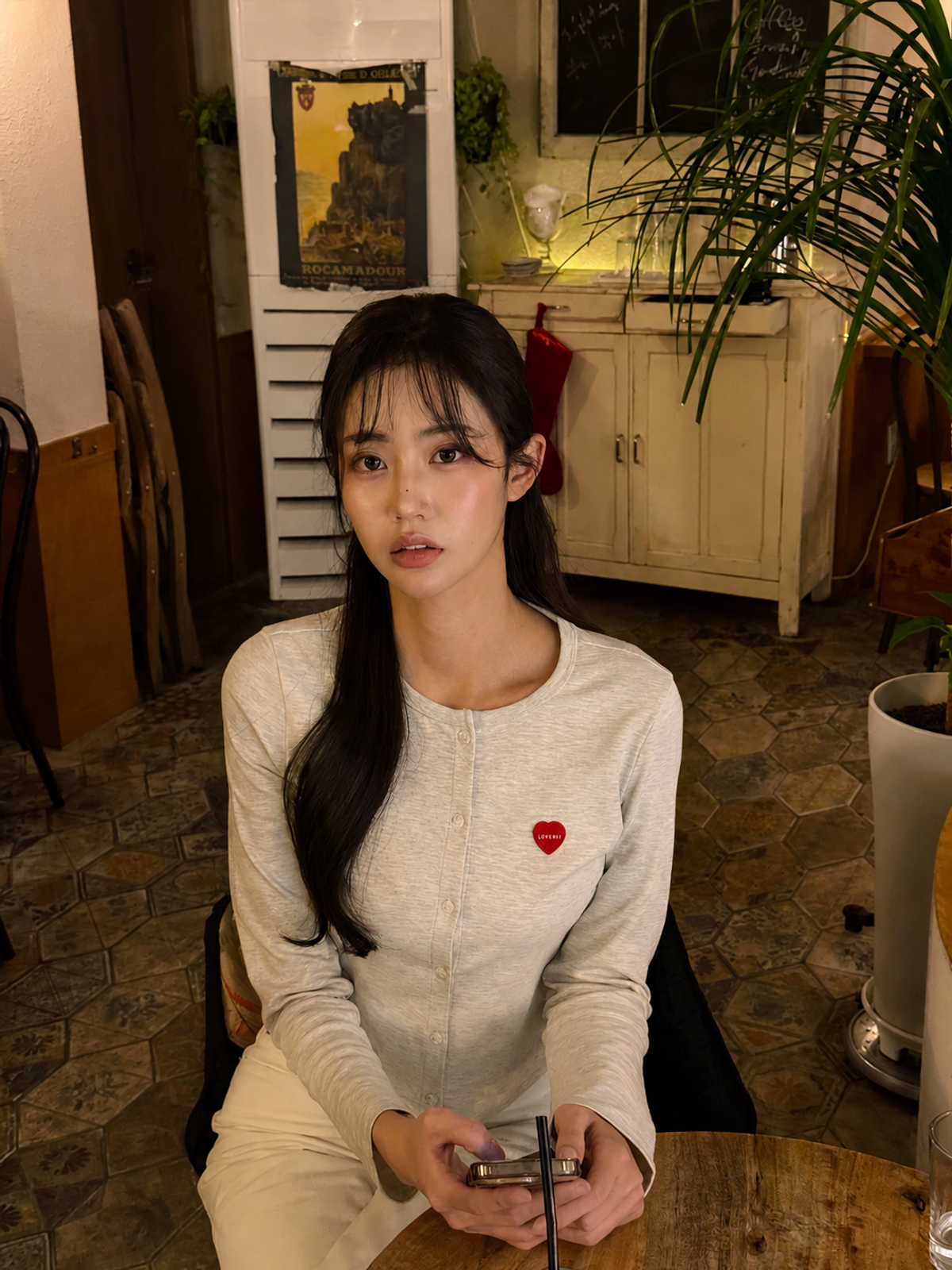 러브미오피셜(LOVEMIIOFFICIAL) 코튼 넉넉 가디건