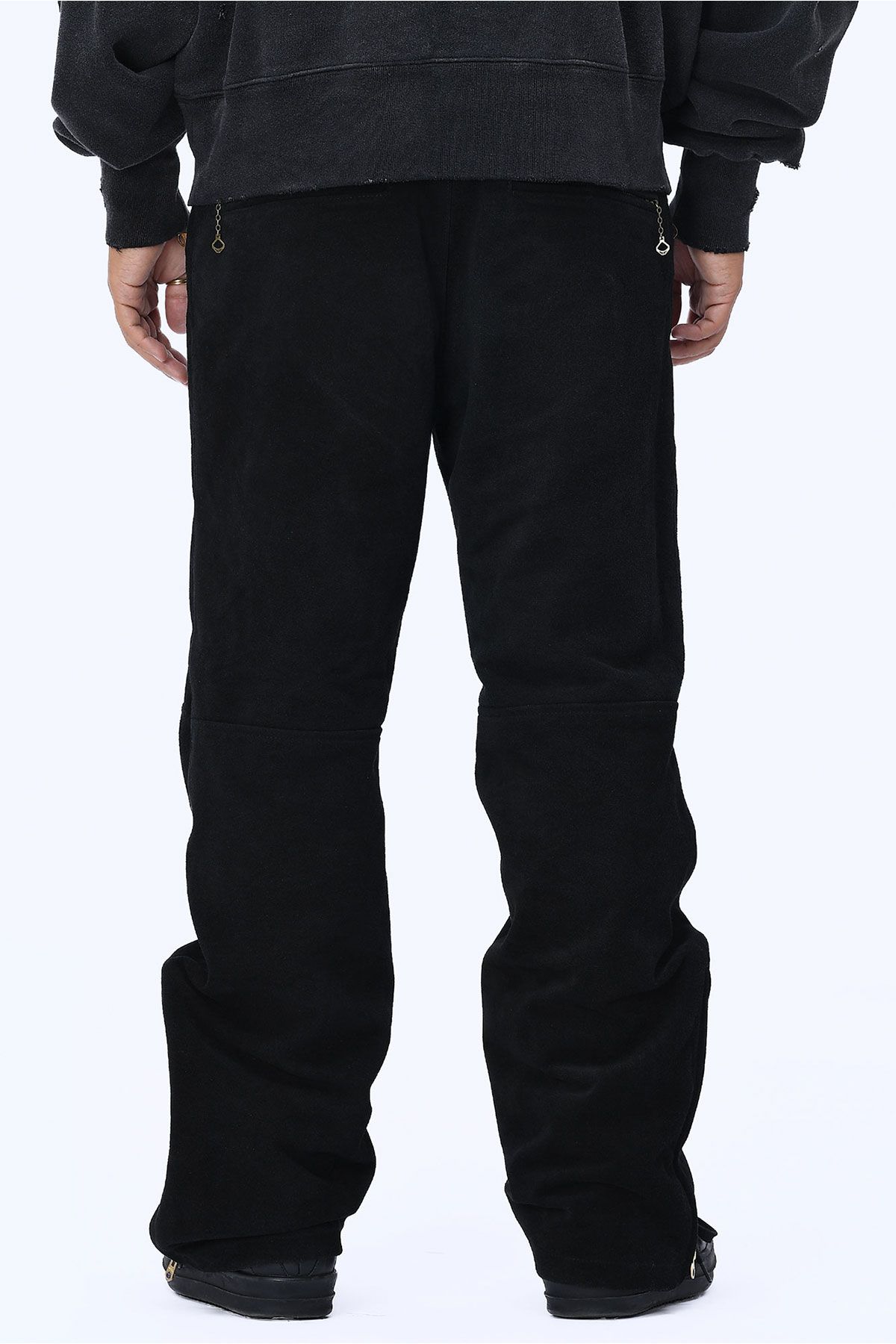 더 긱스(THE GEEKS) Biker pants - Black leather