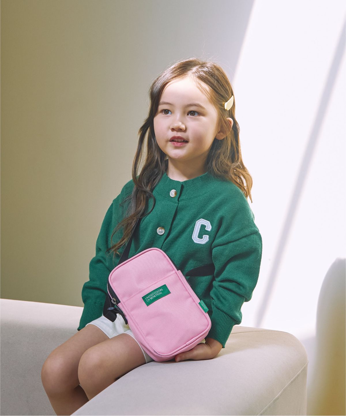 베네통키즈(BENETTONKIDS) 포켓 미니 크로스백 (6colors)