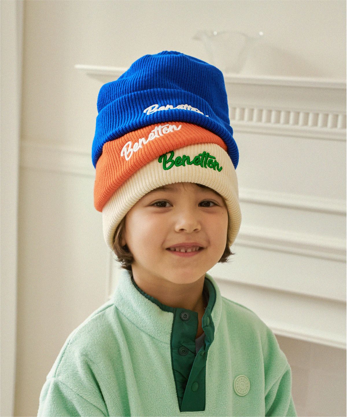 베네통키즈(BENETTONKIDS) 컬러팝 비니 (8colors)