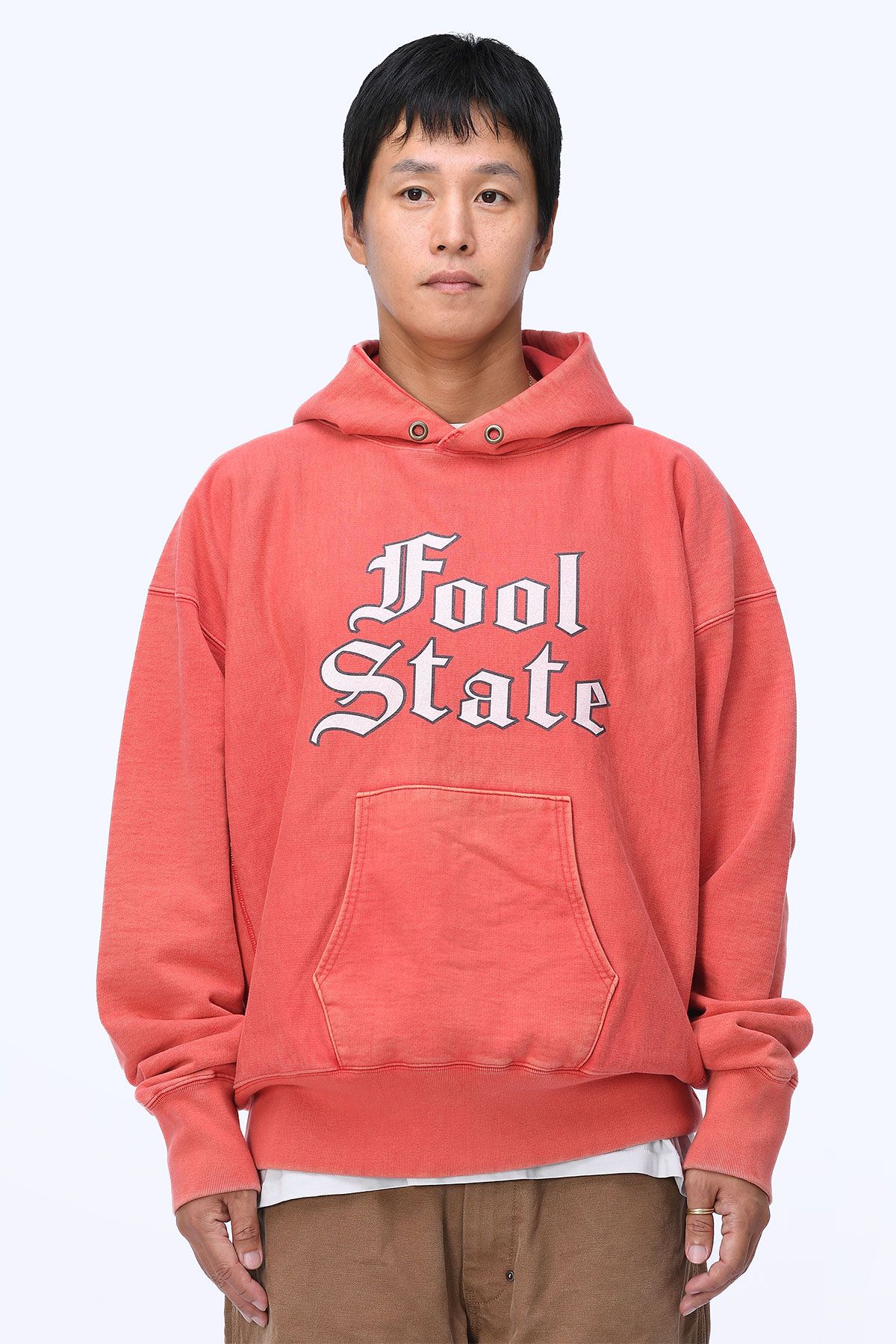 더 긱스(THE GEEKS) Fool state college hoodie - Maroon