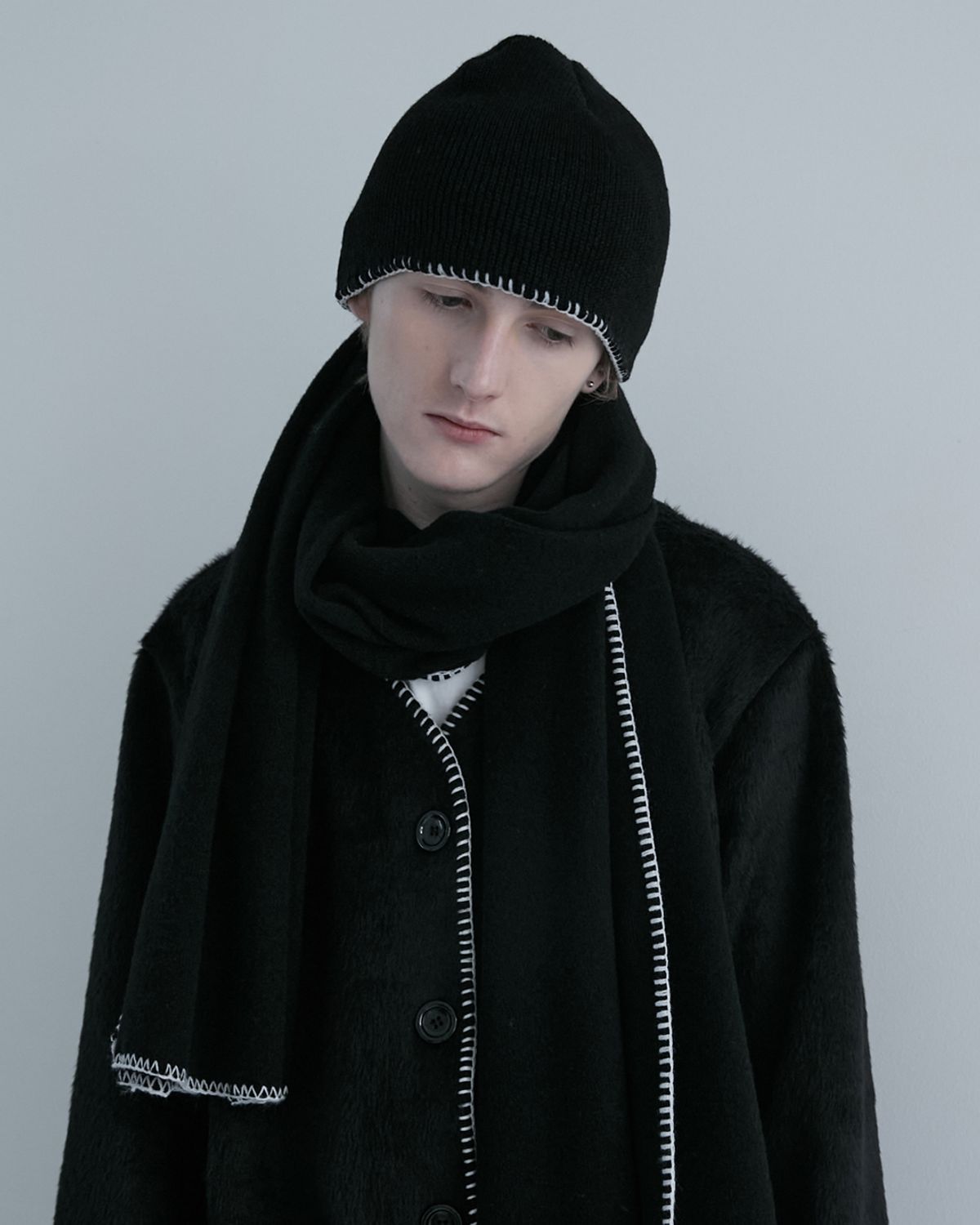 키류(KIRYU) HAND STITCH OVERSIZED BEANIE