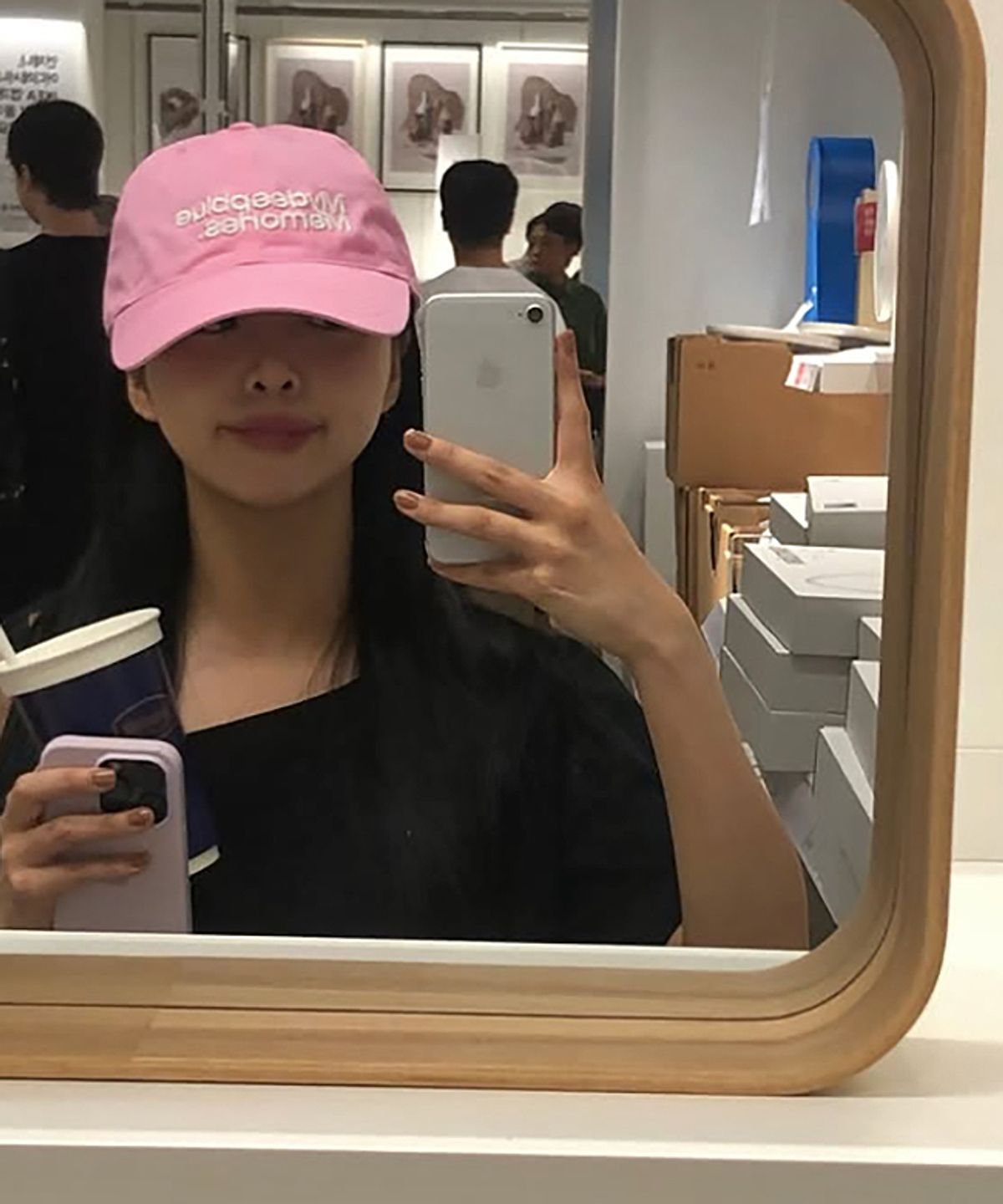 마이딥블루메모리즈(MY DEEP BLUE MEMORIES) MM MY MEMORIES WASHED CAP (8 COLORS)