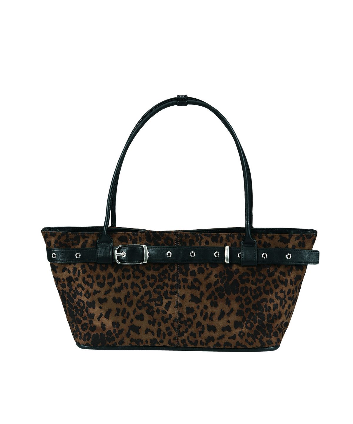 여밈(YEOMIM) belted boat bag (leopard)