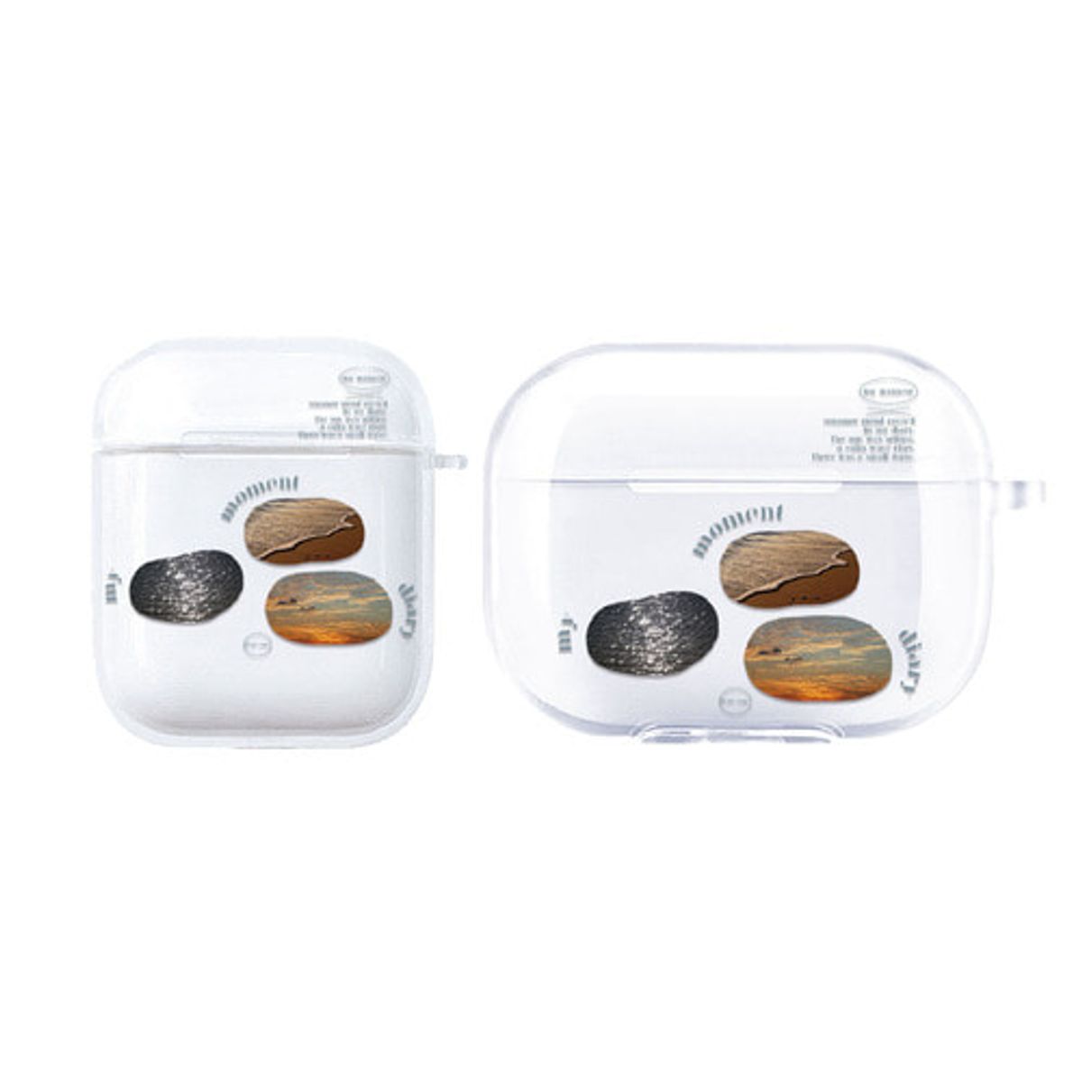 이레케이스앤굿즈(IRECASEGOODS) 마이모먼트 에어팟 1세대 2세대 3세대 4세대 에어팟프로 프로2 버즈2 버즈3 버즈4 투명케이스