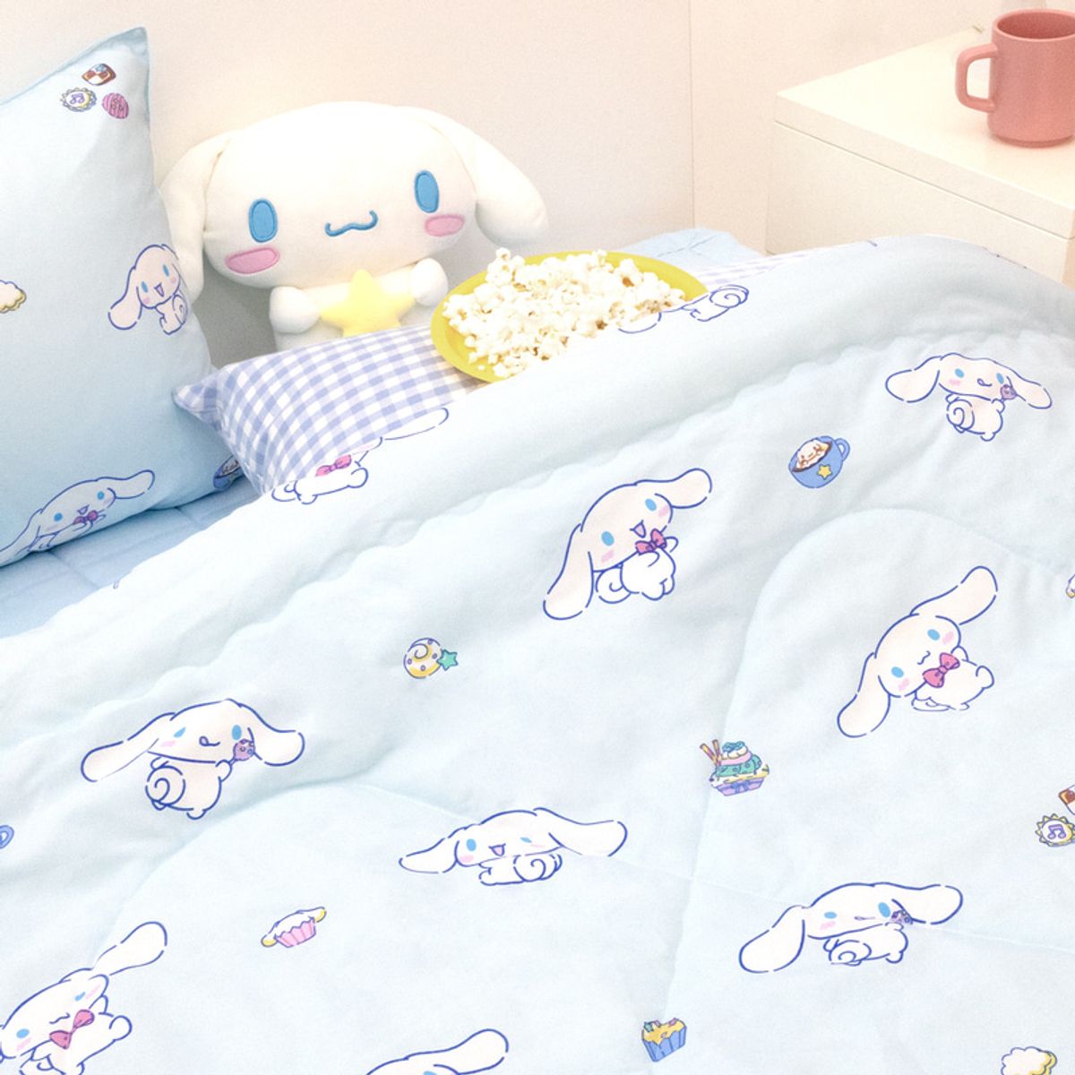 나라홈데코(NARAHOMEDECO) 산리오 시나모롤 워싱침구세트 케이크팝