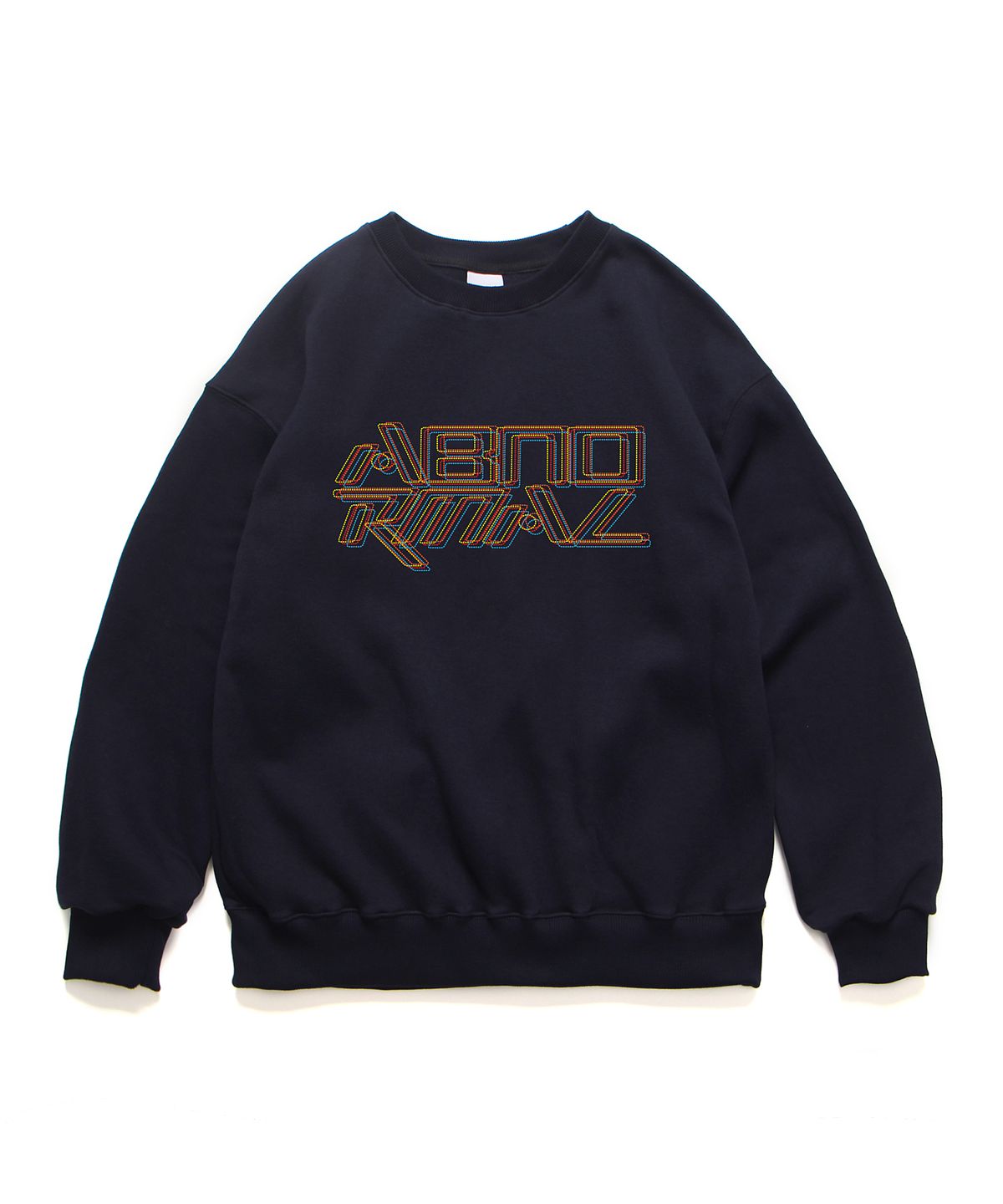 앱놀머씽(ABNORMALTHING) SC DOTTING 크루넥 그레이 (SC DOTTING CREWNECK GREY)