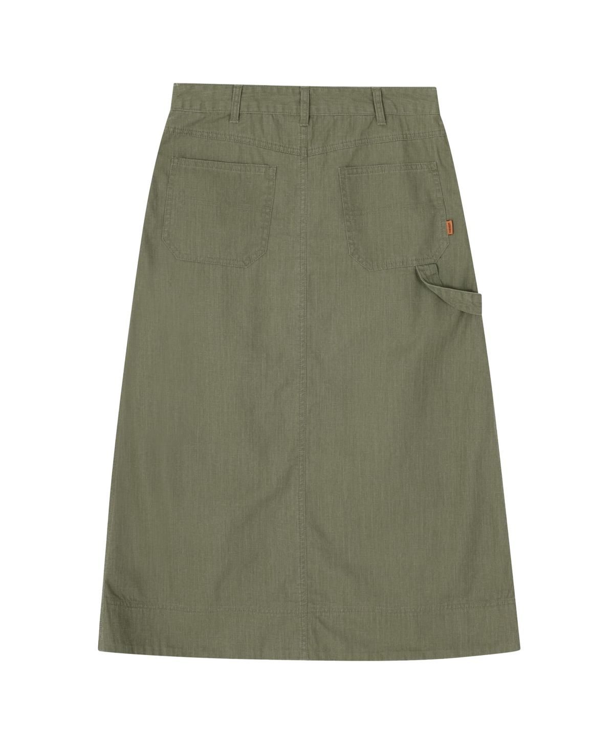 유니버셜 오버롤(UNIVERSAL OVERALL) SLUB FATIGUE LONG SKIRT KHAKI