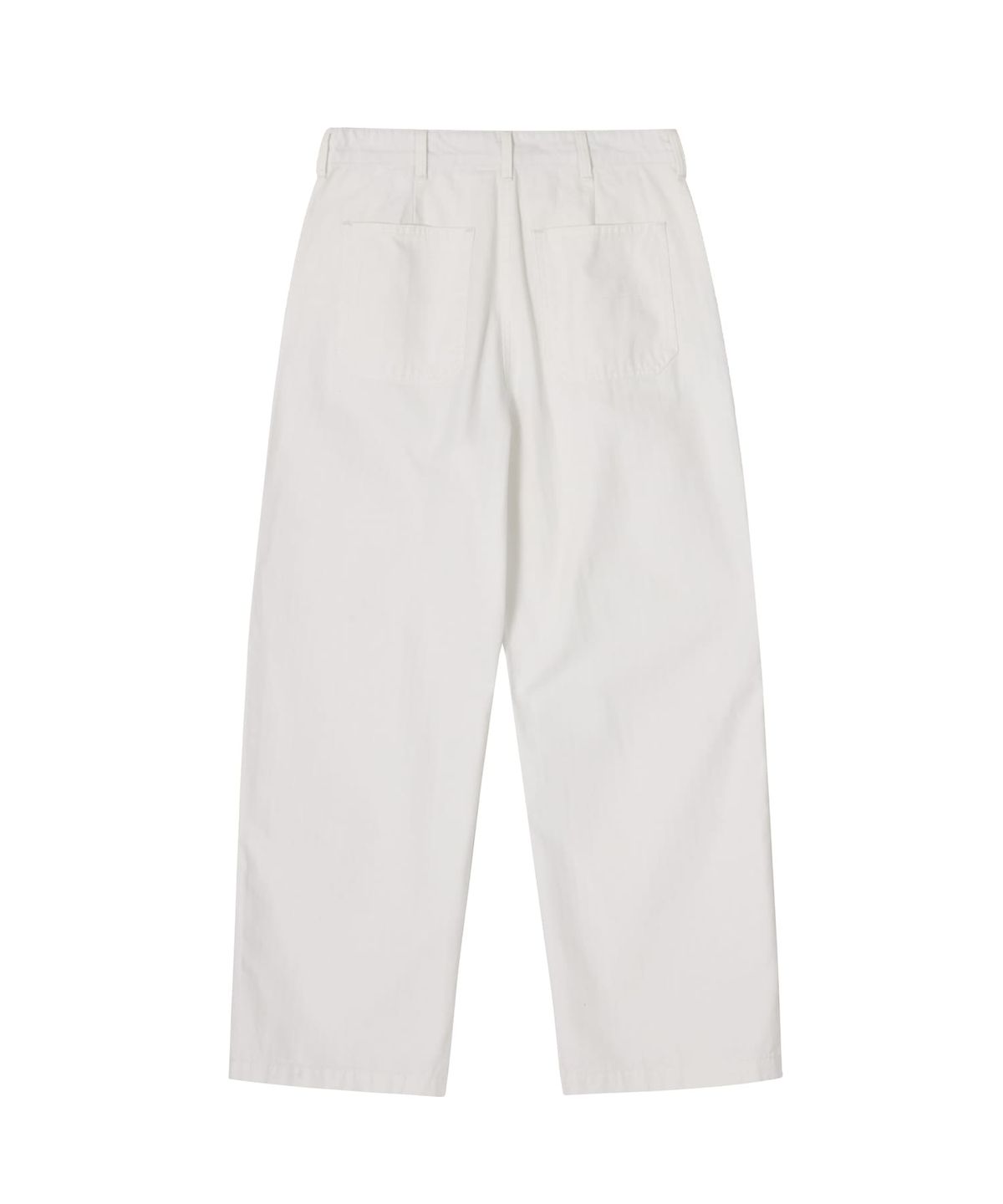 유니버셜 오버롤(UNIVERSAL OVERALL) HBT WORK PANTS (WOMAN) WHITE