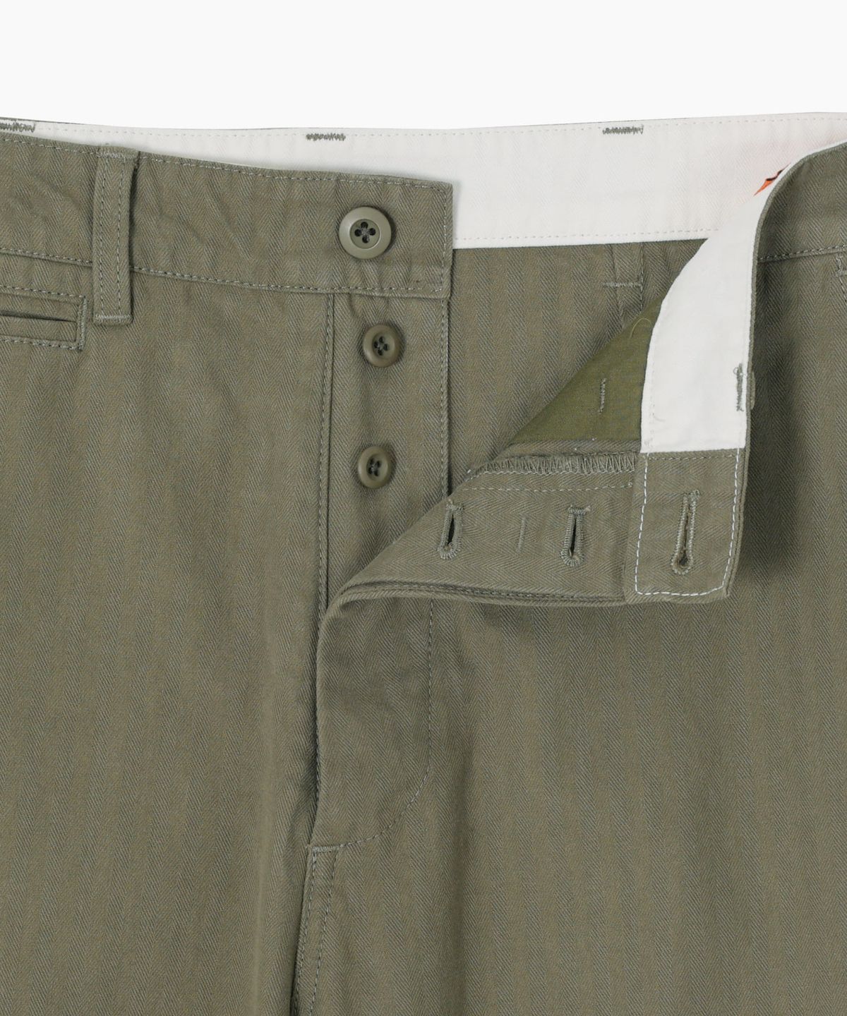 유니버셜 오버롤(UNIVERSAL OVERALL) HBT STRAIGHT PANTS KHAKI