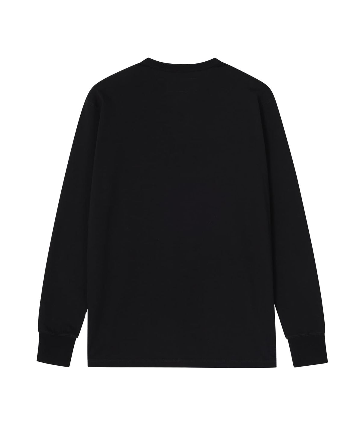 유니버셜 오버롤(UNIVERSAL OVERALL) HENLEY NECK LONG SLEEVE T-SHIRT BLACK