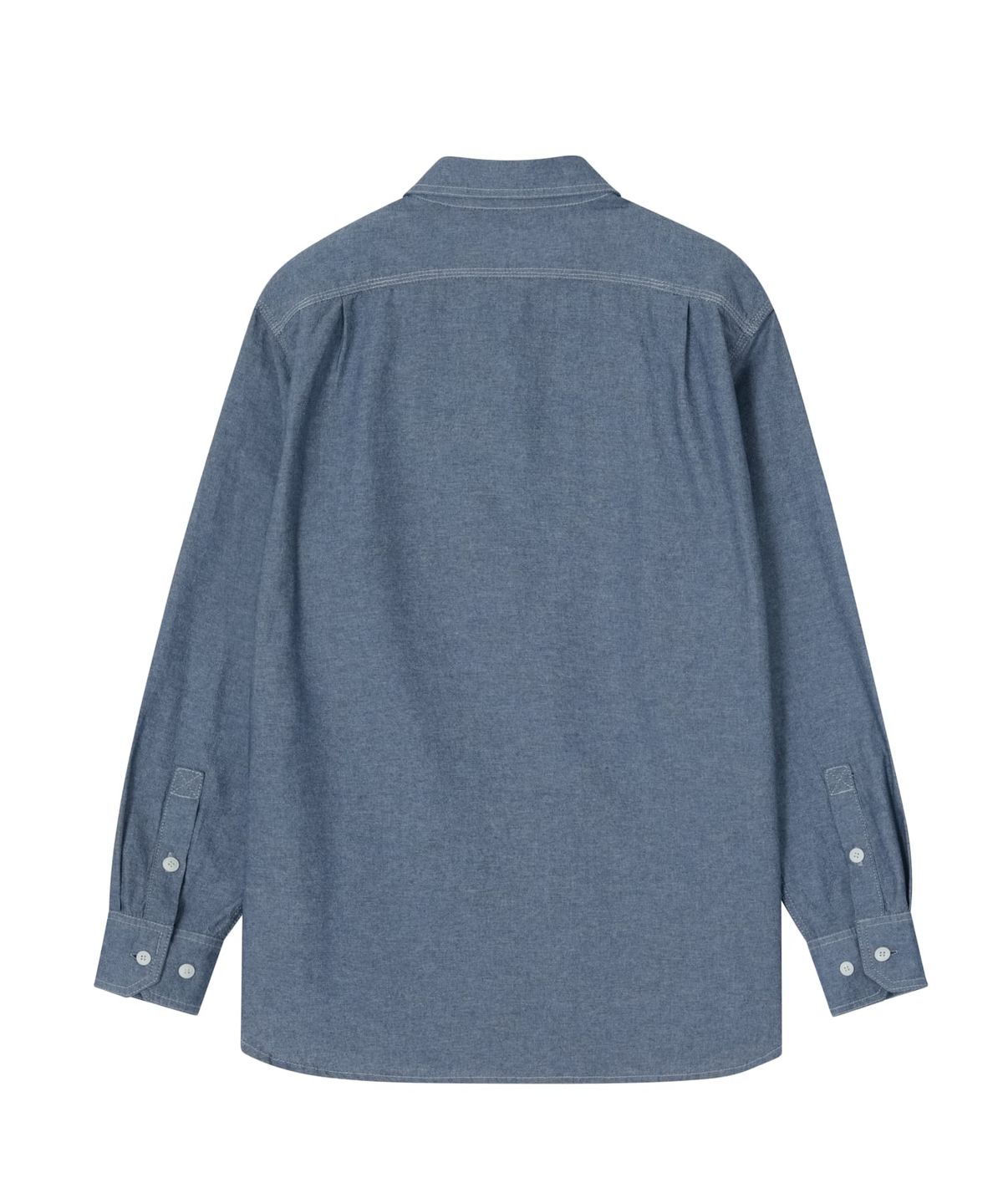 유니버셜 오버롤(UNIVERSAL OVERALL) STANDARD CHAMBRAY SHIRTS BLUE