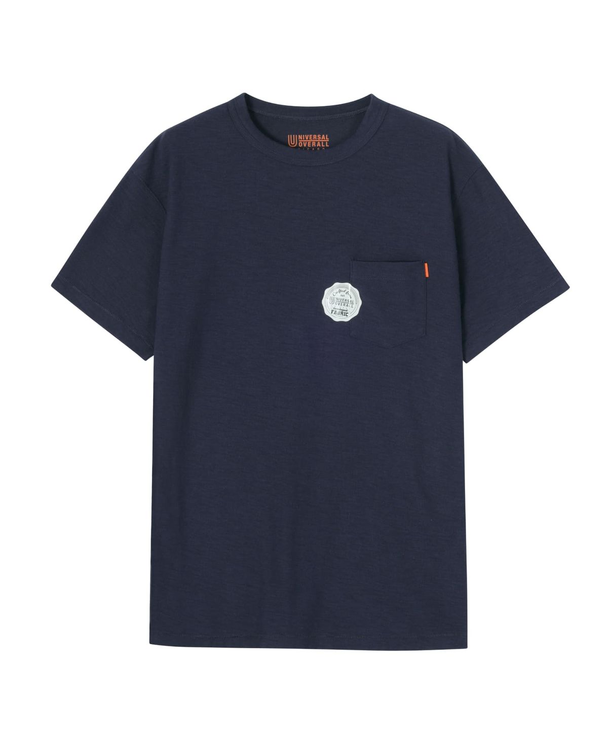 유니버셜 오버롤(UNIVERSAL OVERALL) SLUB POCKET T-SHIRT NAVY