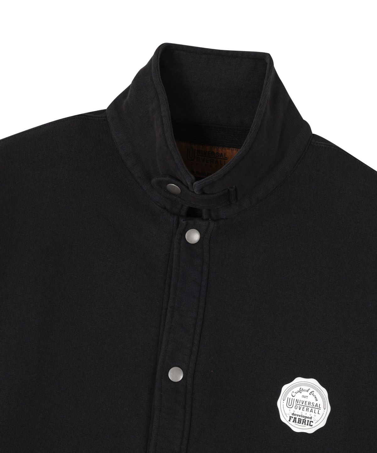 유니버셜 오버롤(UNIVERSAL OVERALL) SNAP SWEAT CARDIGAN VINTAGE BLACK
