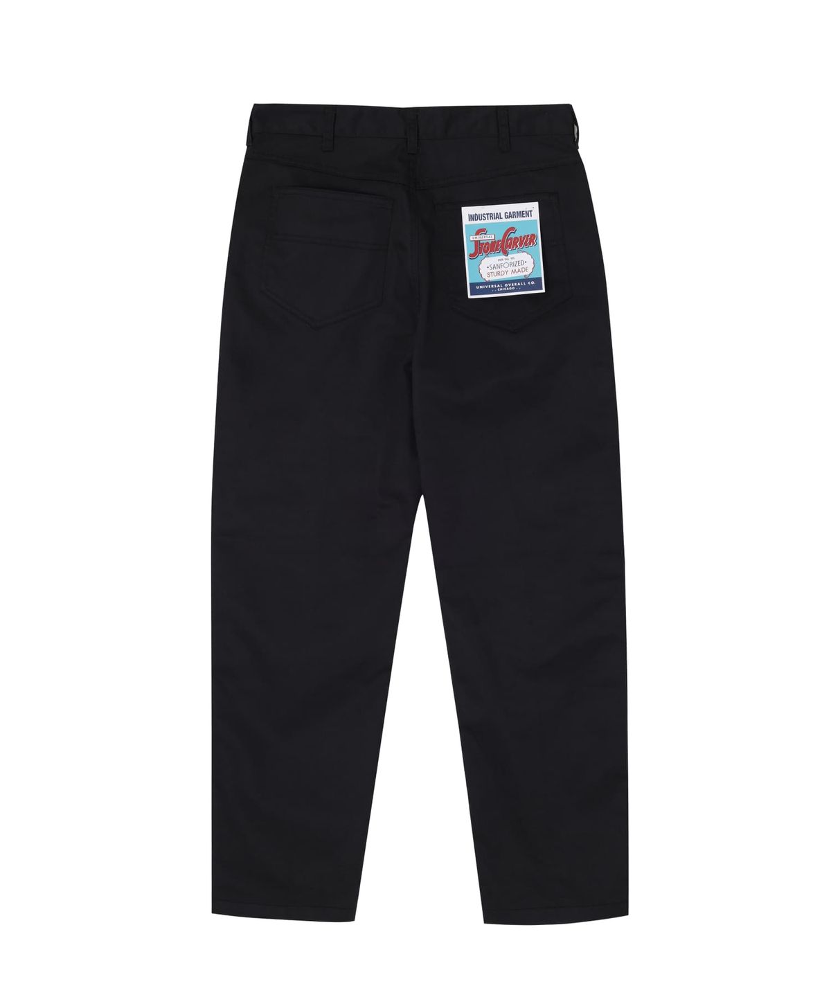 유니버셜 오버롤(UNIVERSAL OVERALL) UO JEAN CUT PANTS BLACK