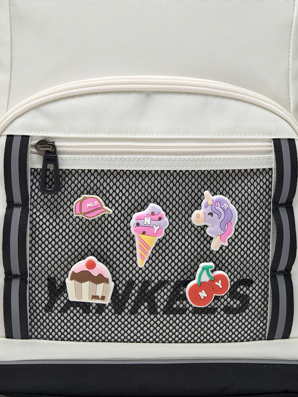 엠엘비 키즈(MLB KIDS) 태그 플라이 책가방 NY (Cream)