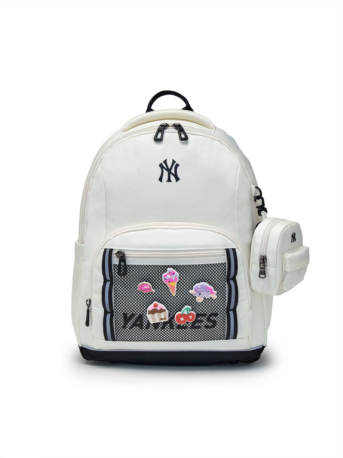 엠엘비 키즈(MLB KIDS) 태그 플라이 책가방 NY (Cream)