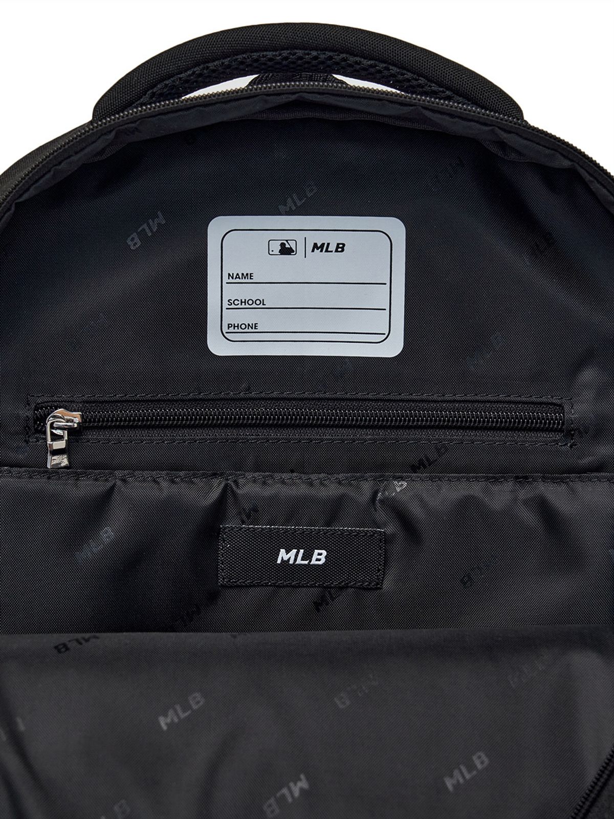 엠엘비 키즈(MLB KIDS) 태그 라이트 책가방 세트 NY (Black)