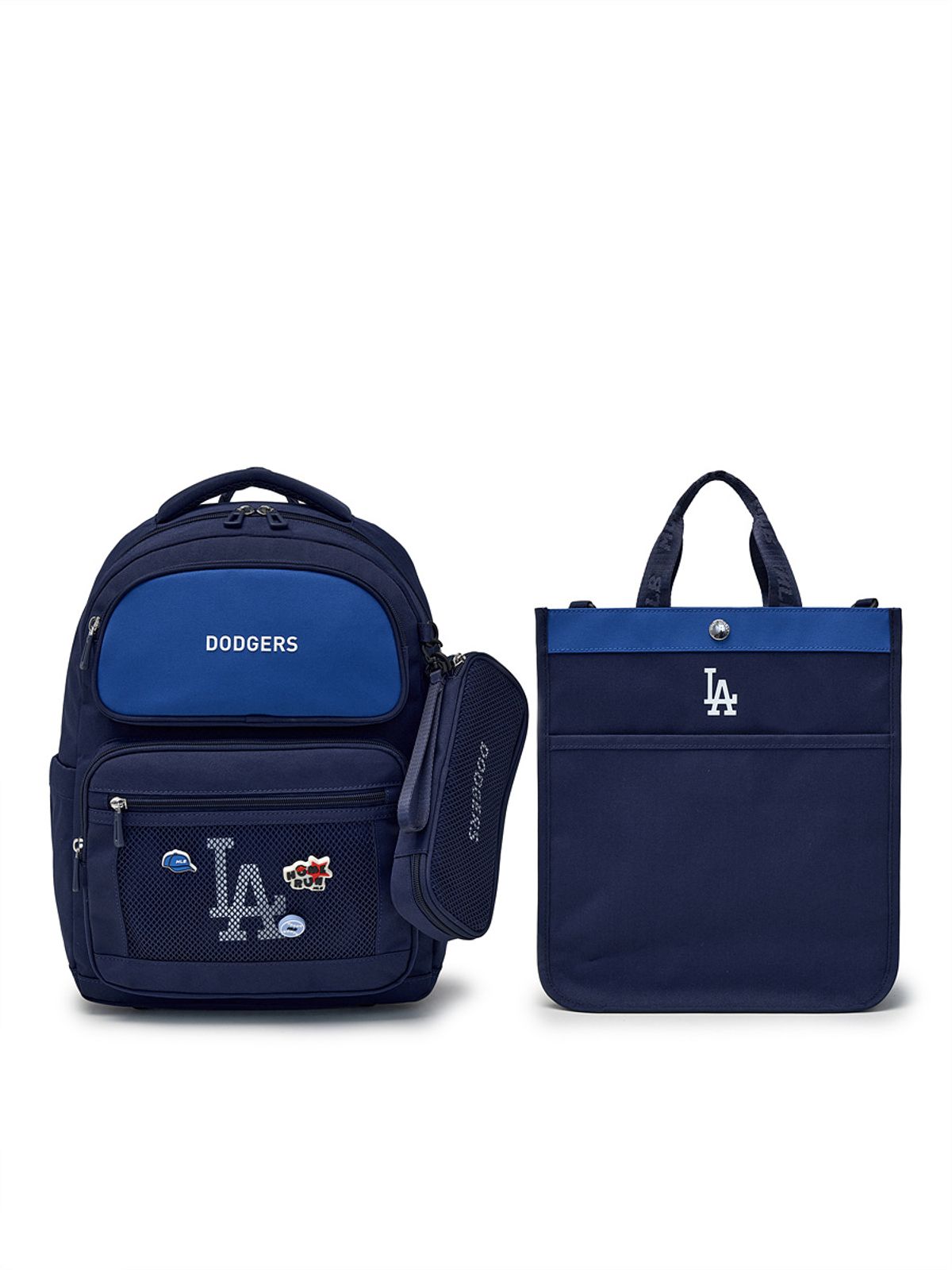 엠엘비 키즈(MLB KIDS) 태그 라이트 책가방 세트 LA (Navy)