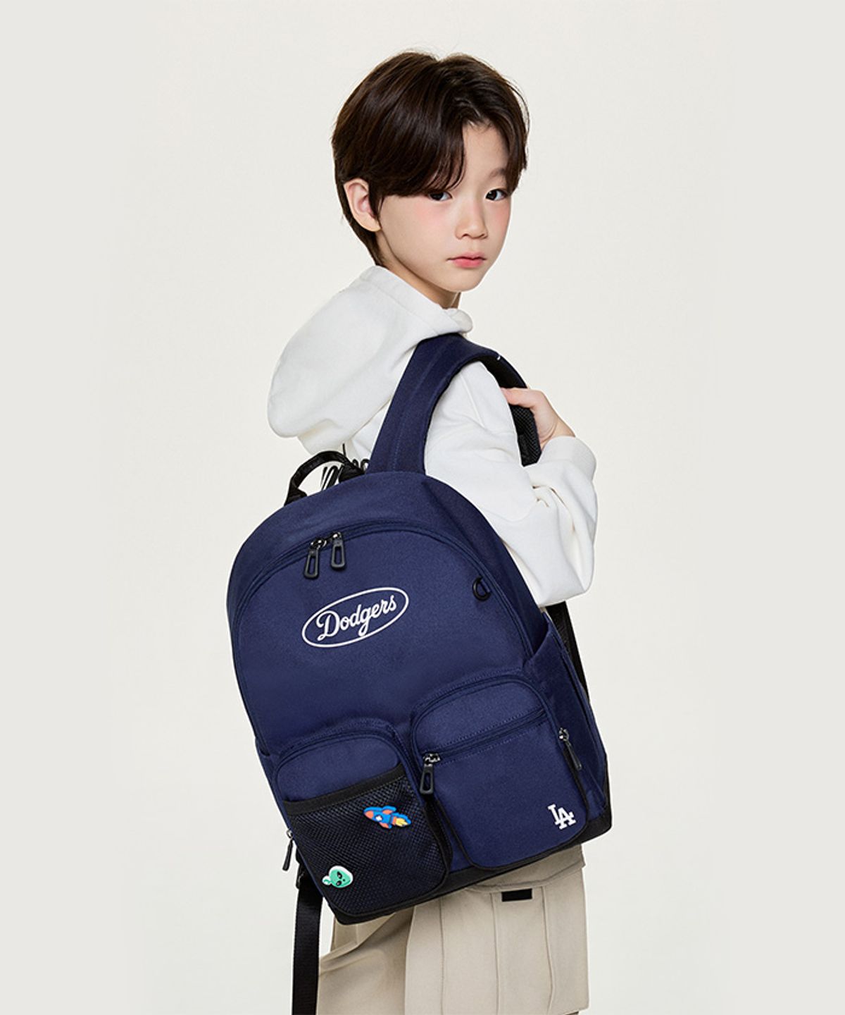 엠엘비 키즈(MLB KIDS) 태그 팝 백팩 LA (Navy)