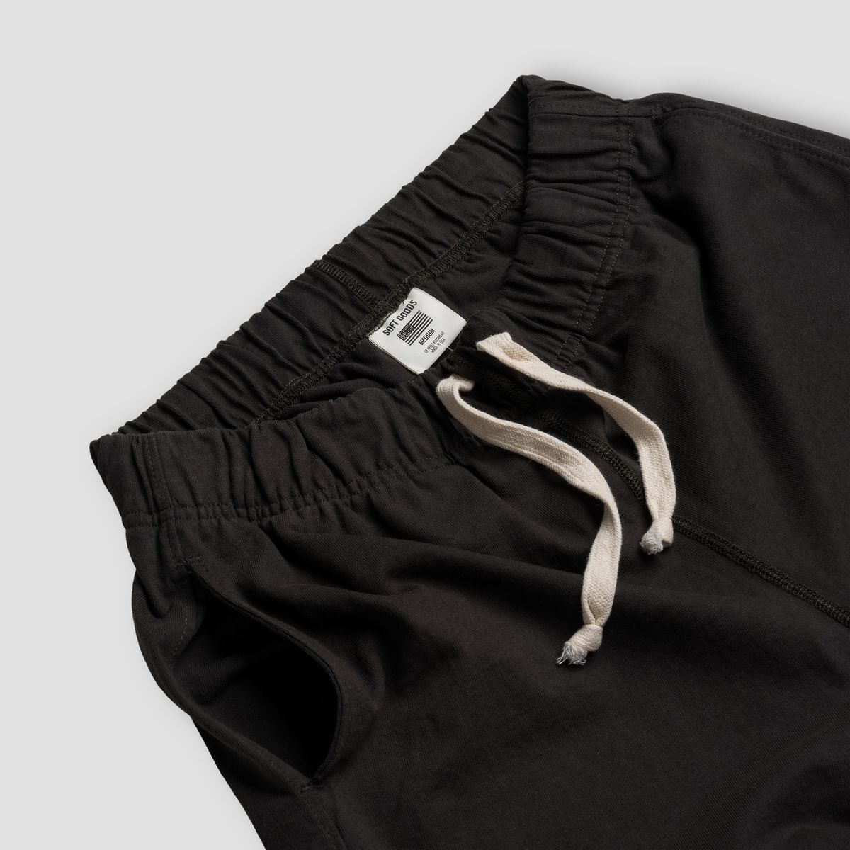 소프트굿즈(SOFT GOODS MFG) 더 헤비웨이트 쇼츠, 빈티지블랙