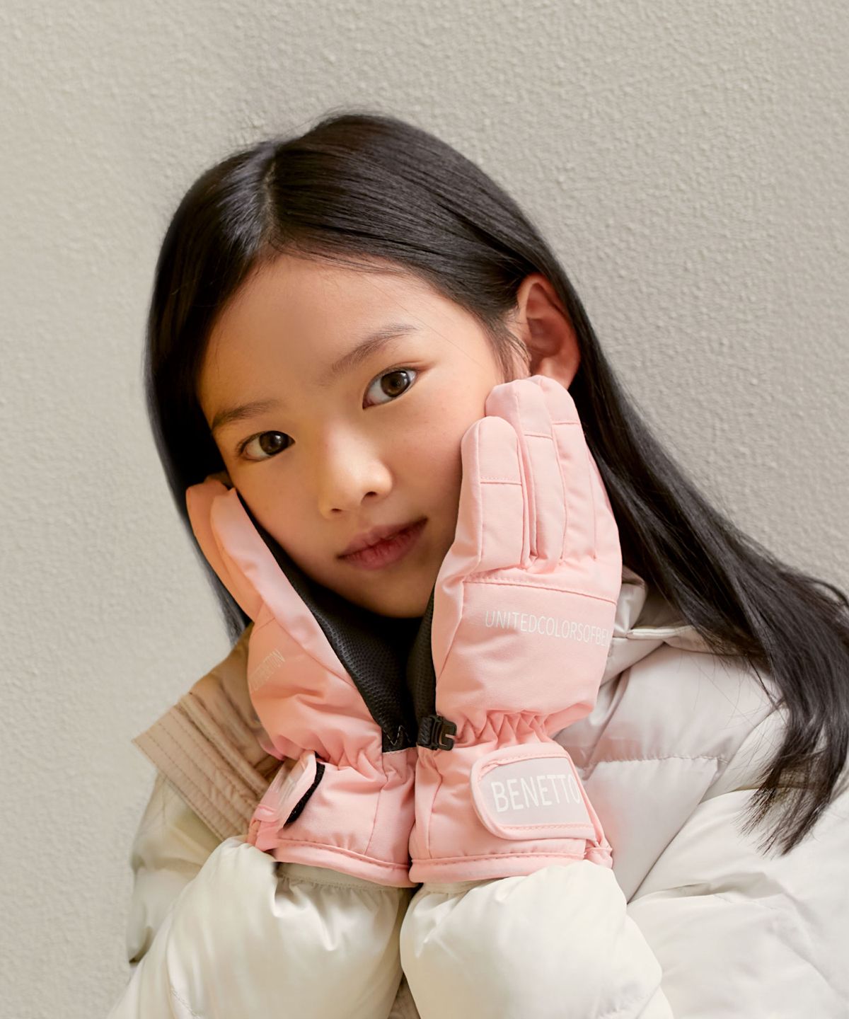 베네통키즈(BENETTONKIDS) 스노우볼 방수 스키장갑 (4colors)