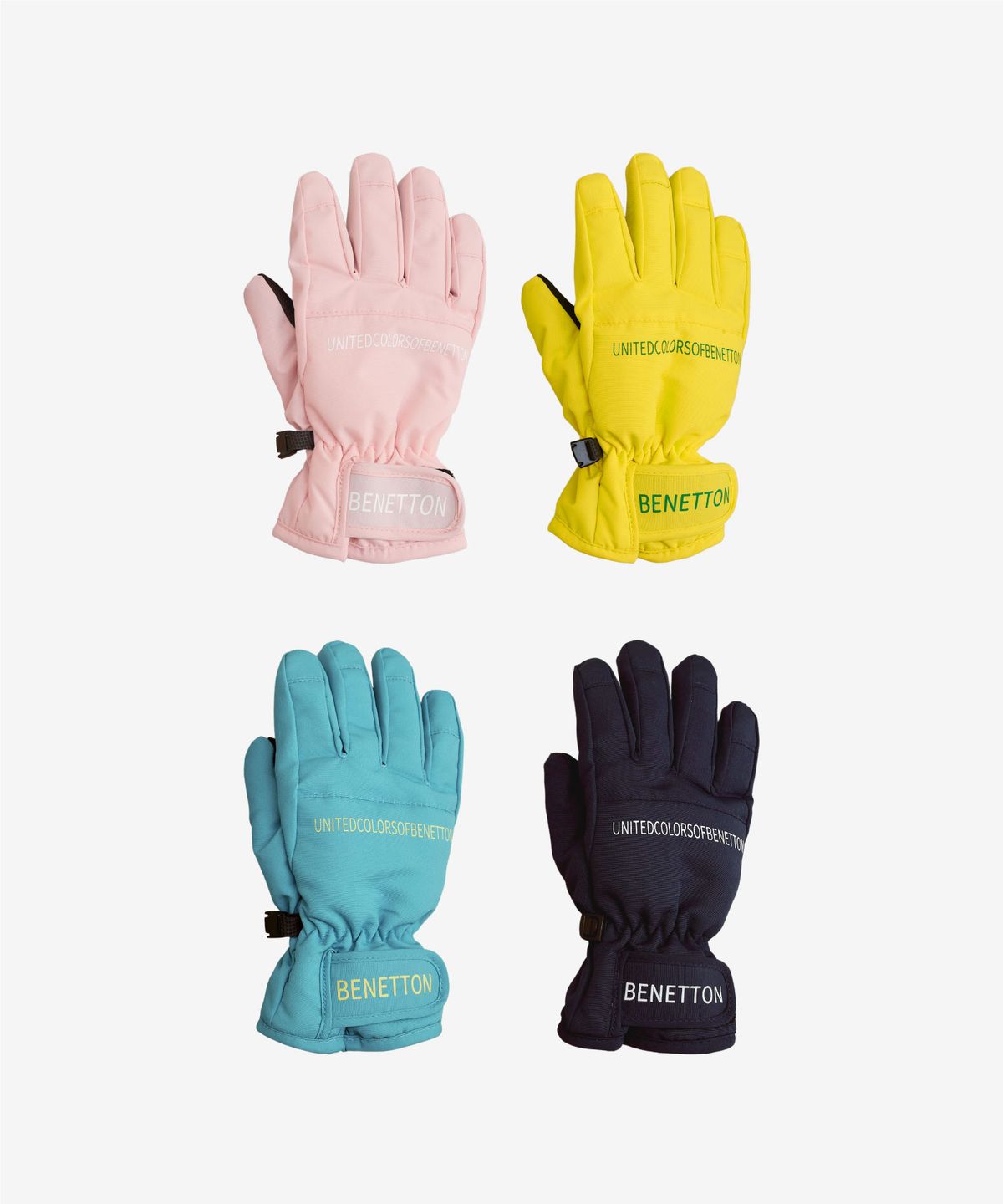 베네통키즈(BENETTONKIDS) 스노우볼 방수 스키장갑 (4colors)