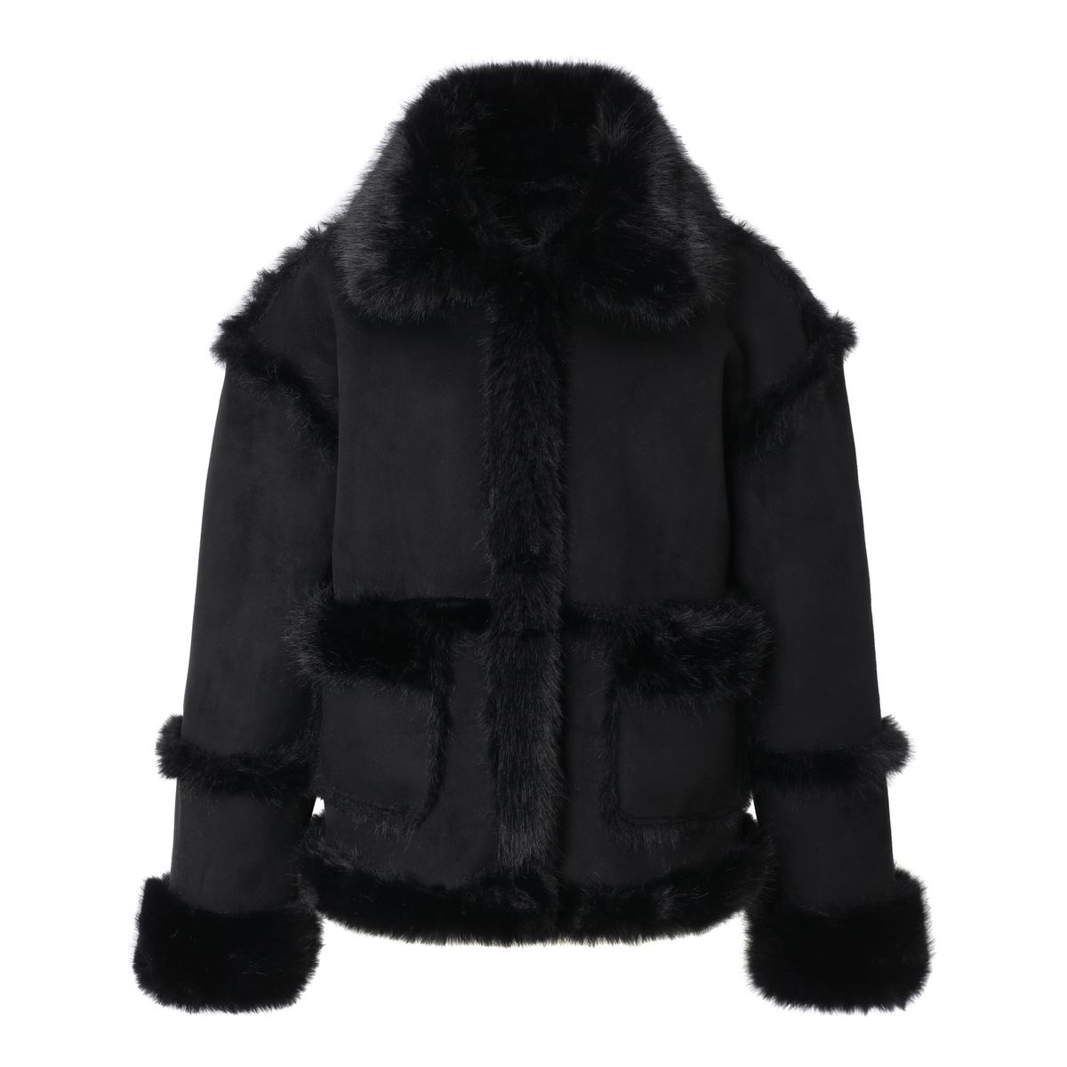 카키포인트(KHAKIPOINT) Shearing Fur Mustang (black)