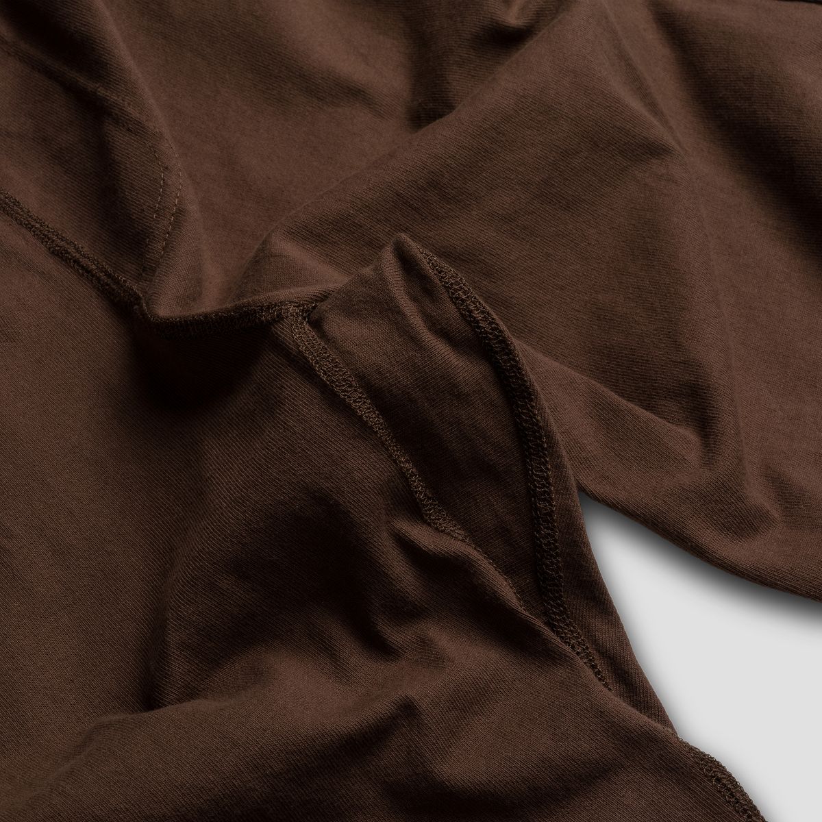 소프트굿즈(SOFT GOODS MFG) 더 헤비웨이트 저지 팬츠, 다크월넛