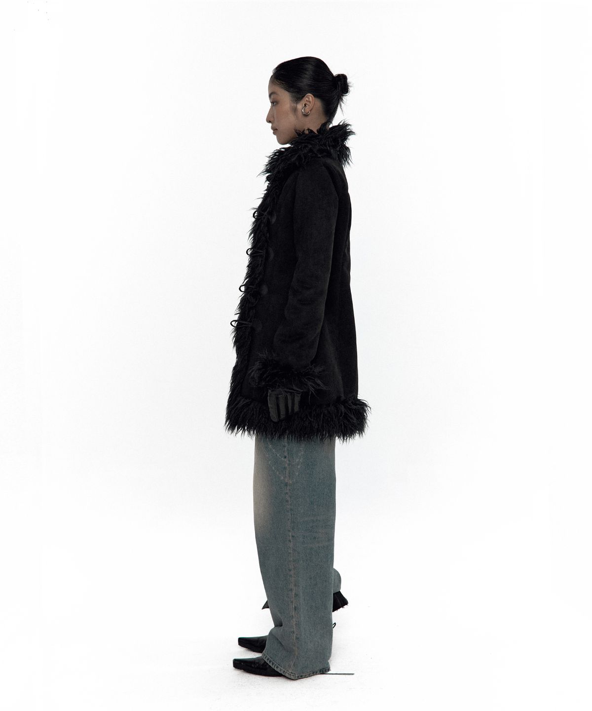 카시코(KASHIKO) Fur Duffle Mustang