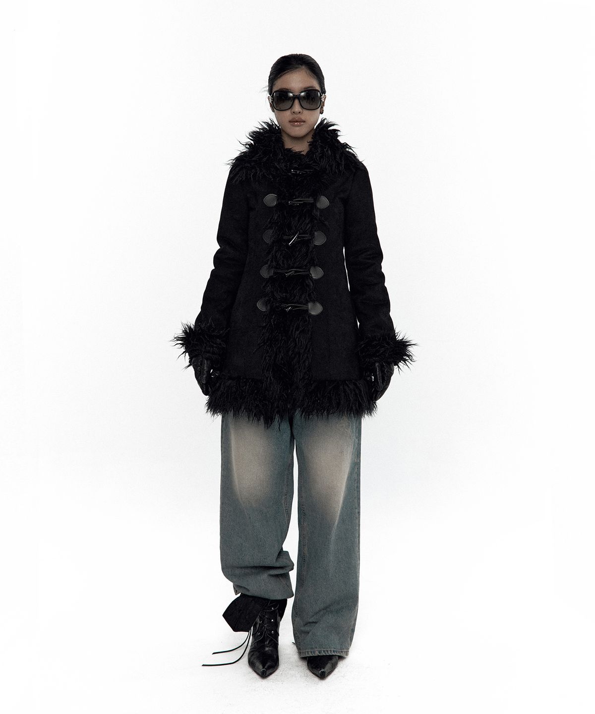 카시코(KASHIKO) Fur Duffle Mustang