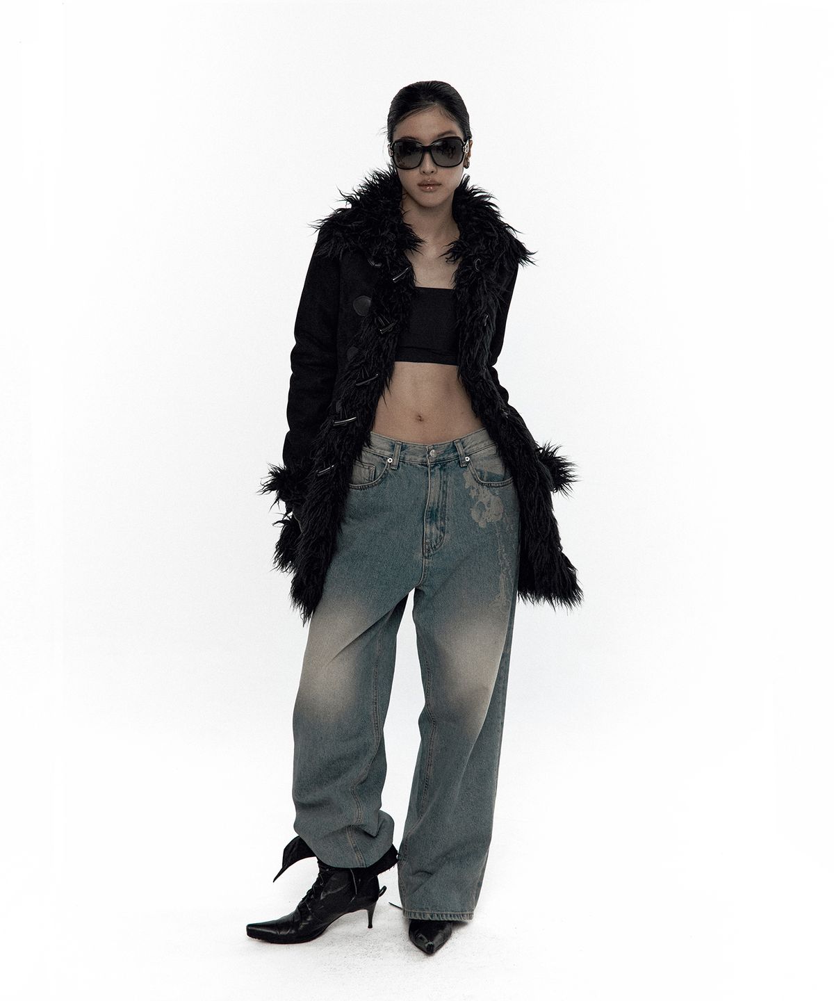 카시코(KASHIKO) Fur Duffle Mustang