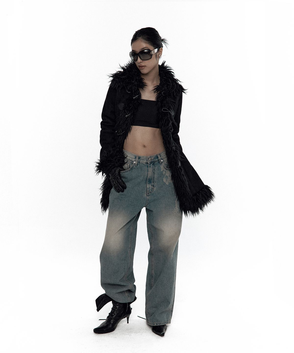카시코(KASHIKO) Fur Duffle Mustang