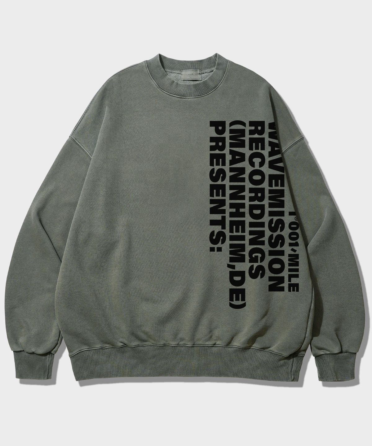 더마일(THEMILE) WAVEMISSION MILE SWEAT MTM_PIGMENT KHAKI