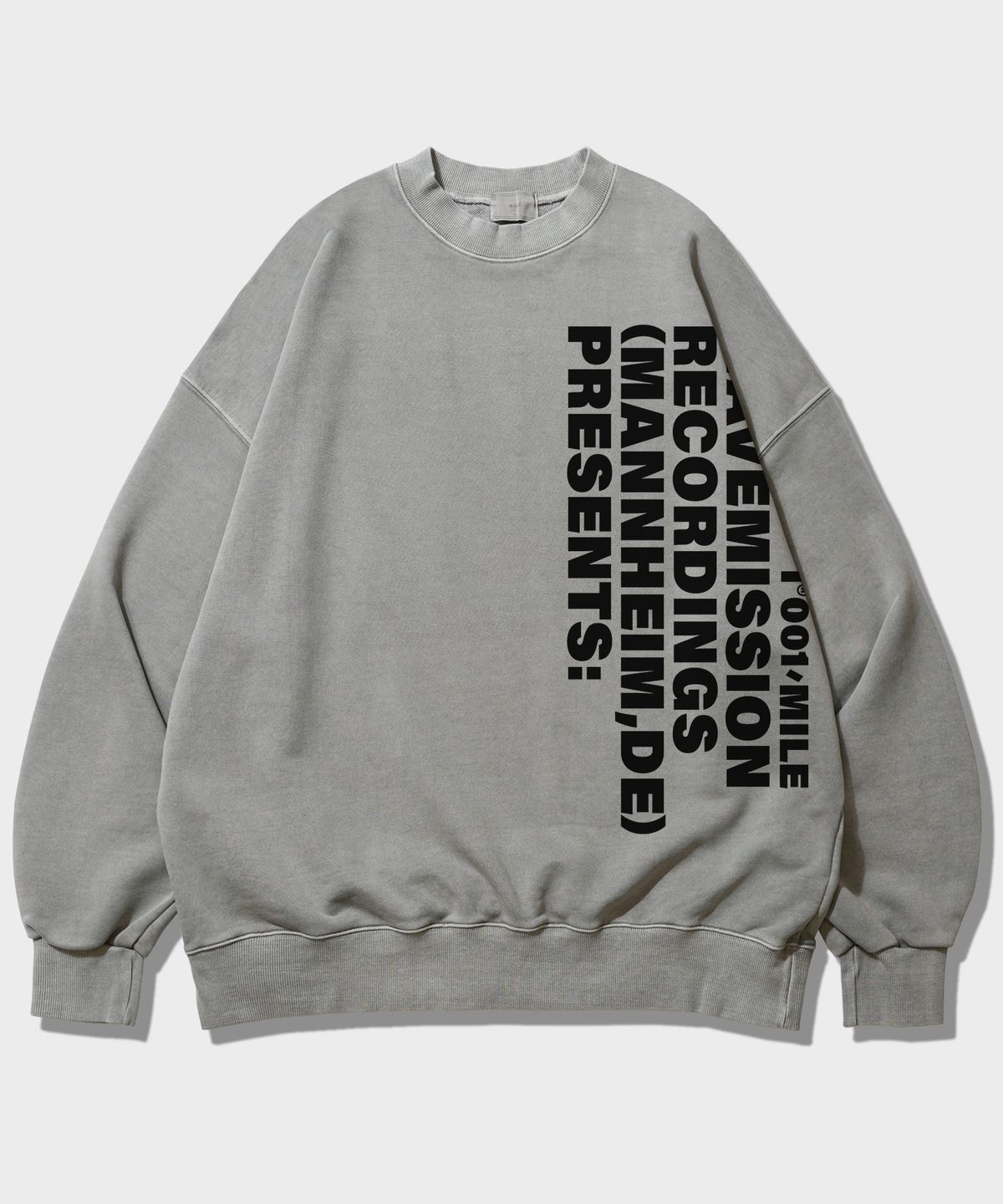 더마일(THEMILE) WAVEMISSION MILE SWEAT MTM_PIGMENT GRAY