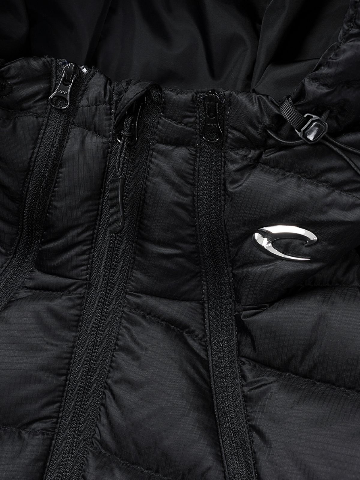 르렌느(LERENNE) Light Duck Down Hood Padding - Black