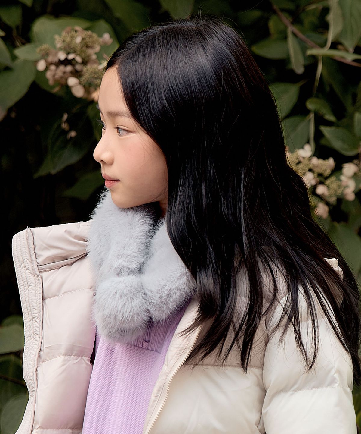 베네통키즈(BENETTONKIDS) 페이크 퍼 방한 넥커버 (5colors)