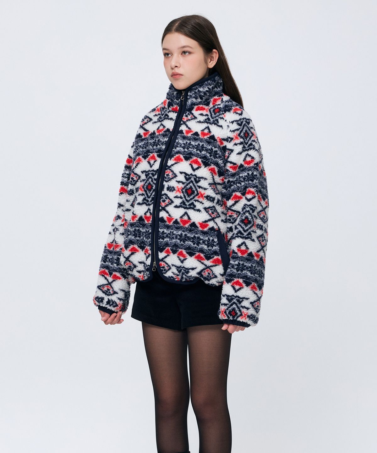 아리킴(ARIKIM) NORDEN FLEECE JACKET / NAVY