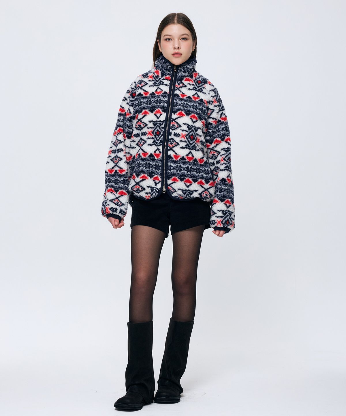 아리킴(ARIKIM) NORDEN FLEECE JACKET / NAVY