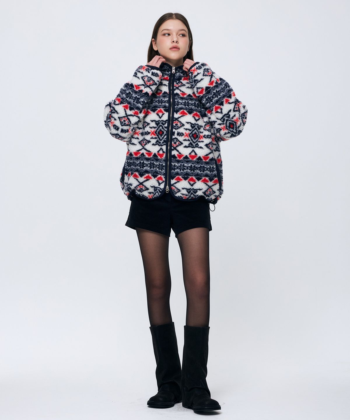 아리킴(ARIKIM) NORDEN FLEECE JACKET / NAVY
