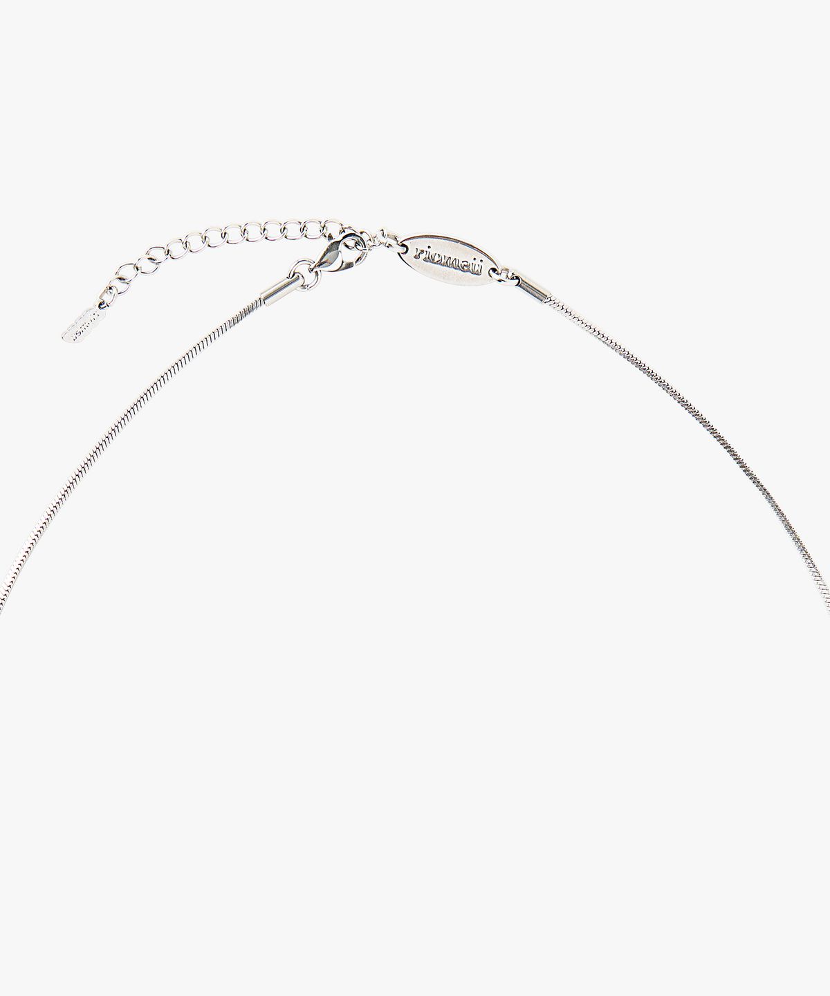 리오므(RIOMEU) 스퀘어 스네이크 체인 목걸이 2.0mm